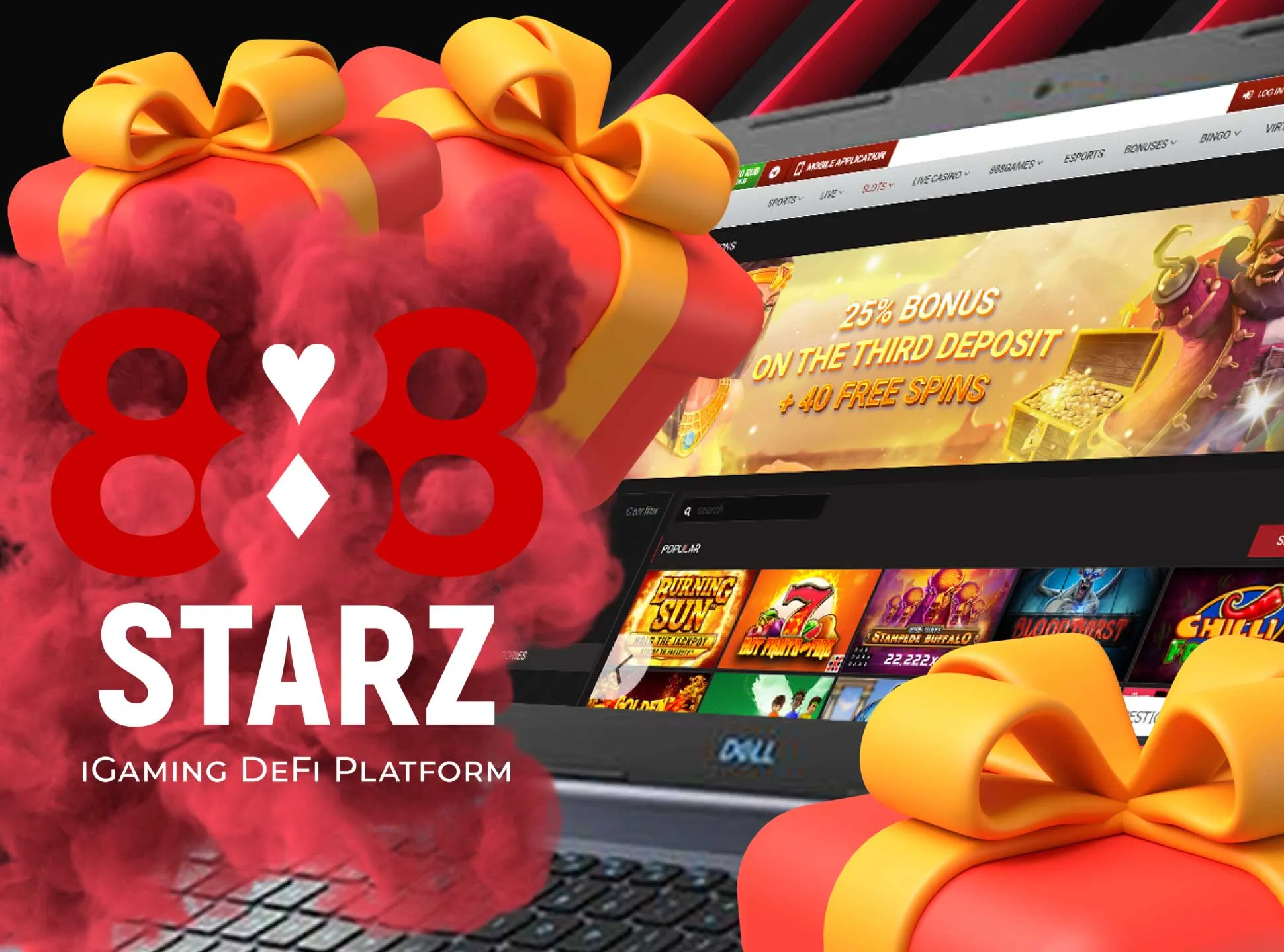 Casino bonus from 888starz gives you up to 140,000 BDT on casino games.