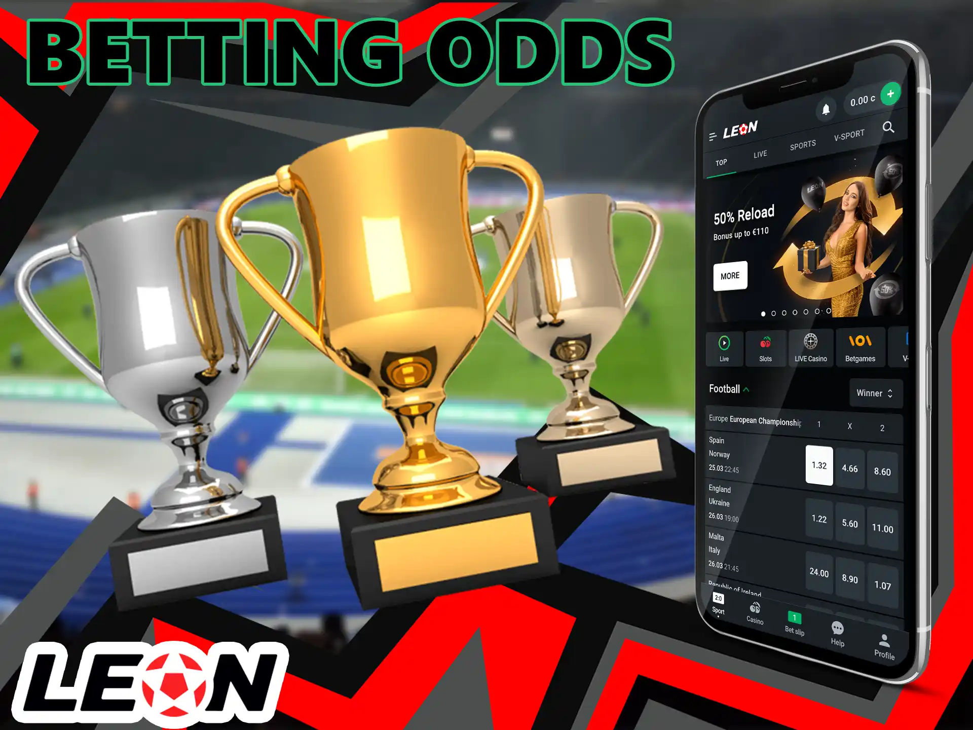 Learn how the coefficients work and how to effectively earn real money betting on the Leon Bet platform.
