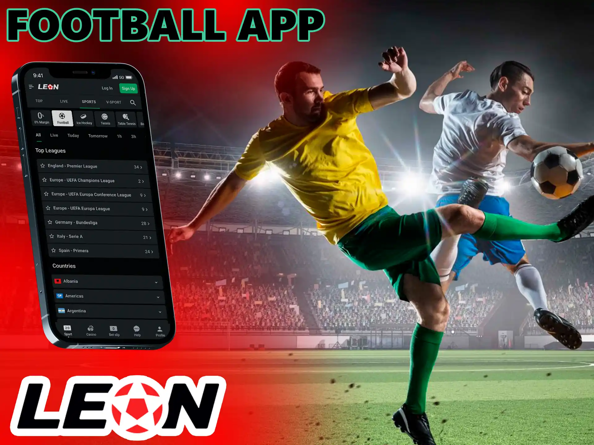 This discipline has many fans around the world and has not been ignored in the Leon Bet app, there is a huge number of matches.