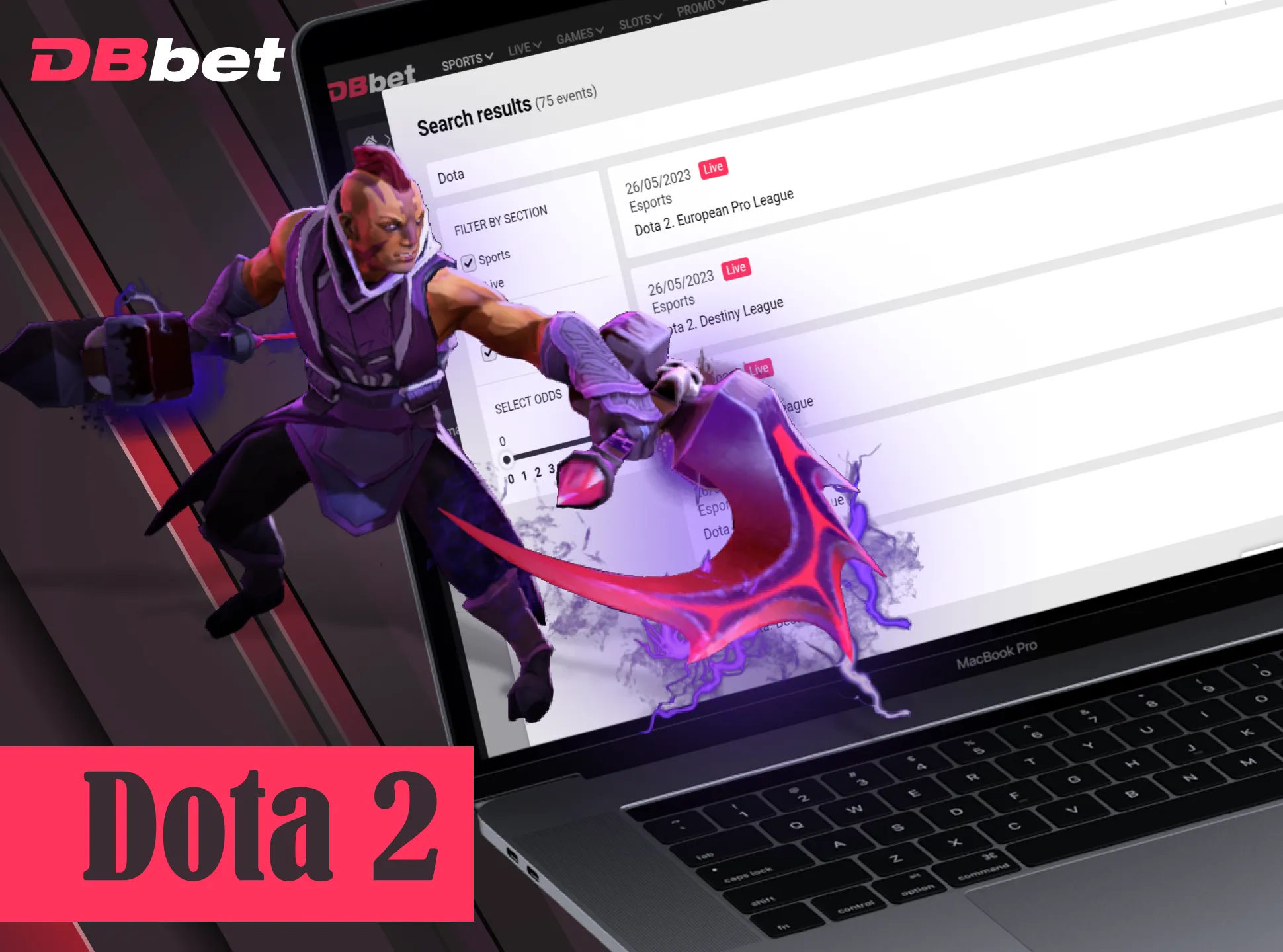 Bet on matches of biggest Dota 2 tournaments at DBbet.
