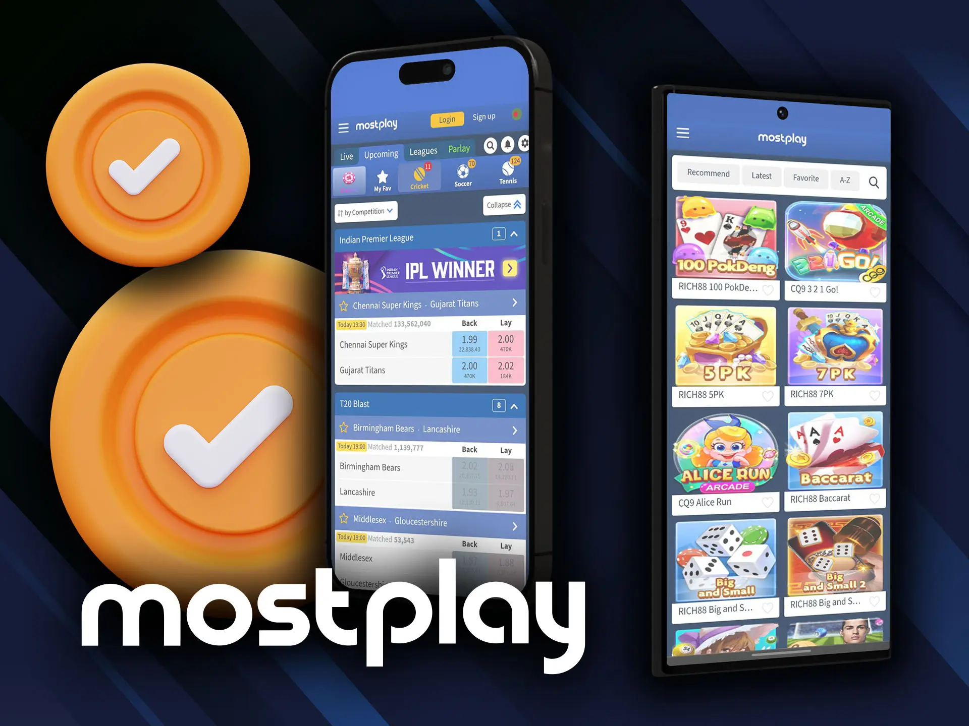 Recommend Mostplay app to your friends.