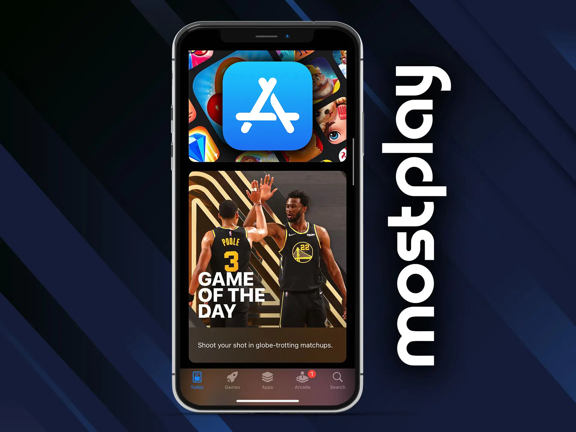 Download Mostplay app on App Store page.