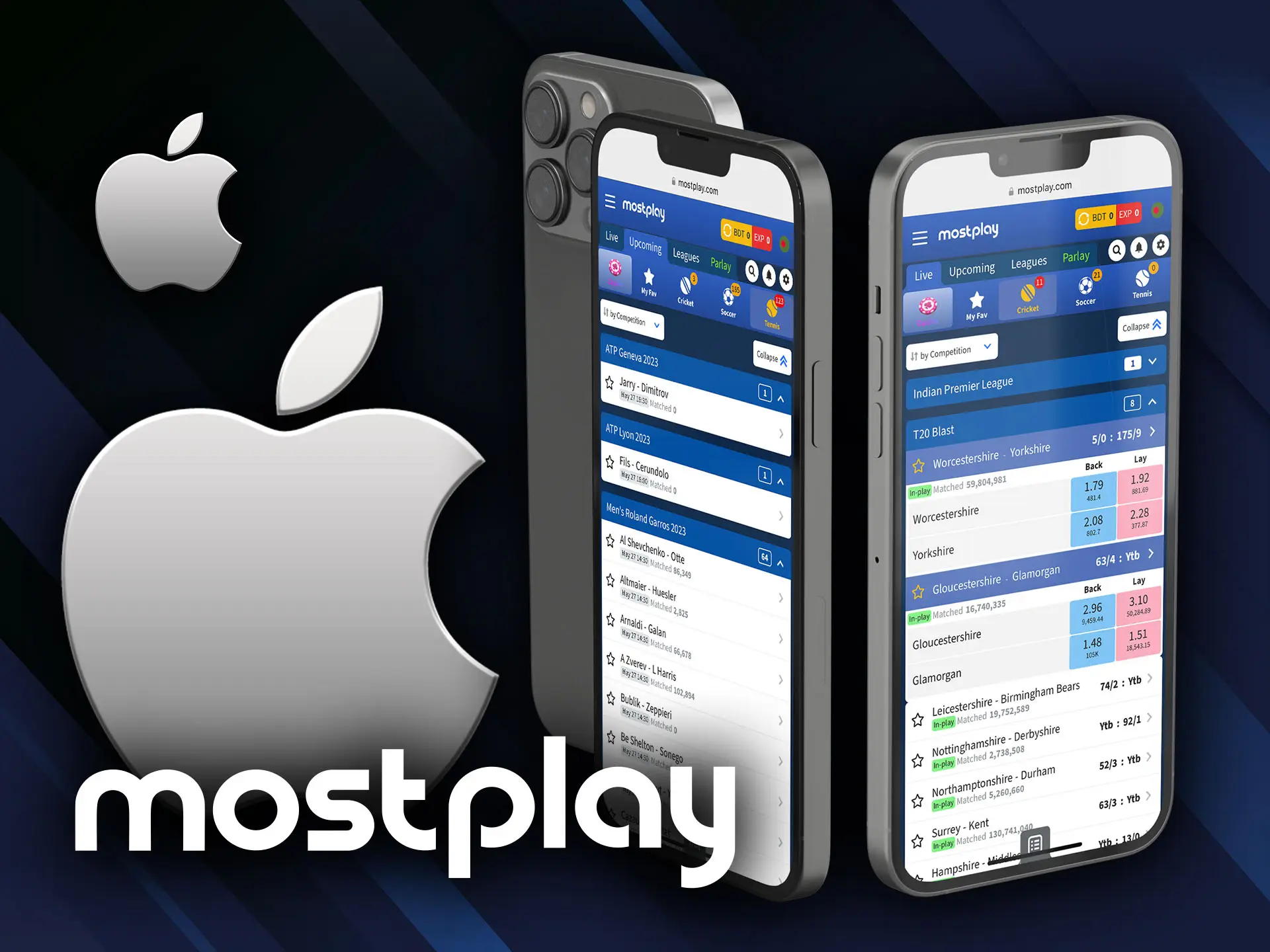 Play Mostplay casino using iOS device.
