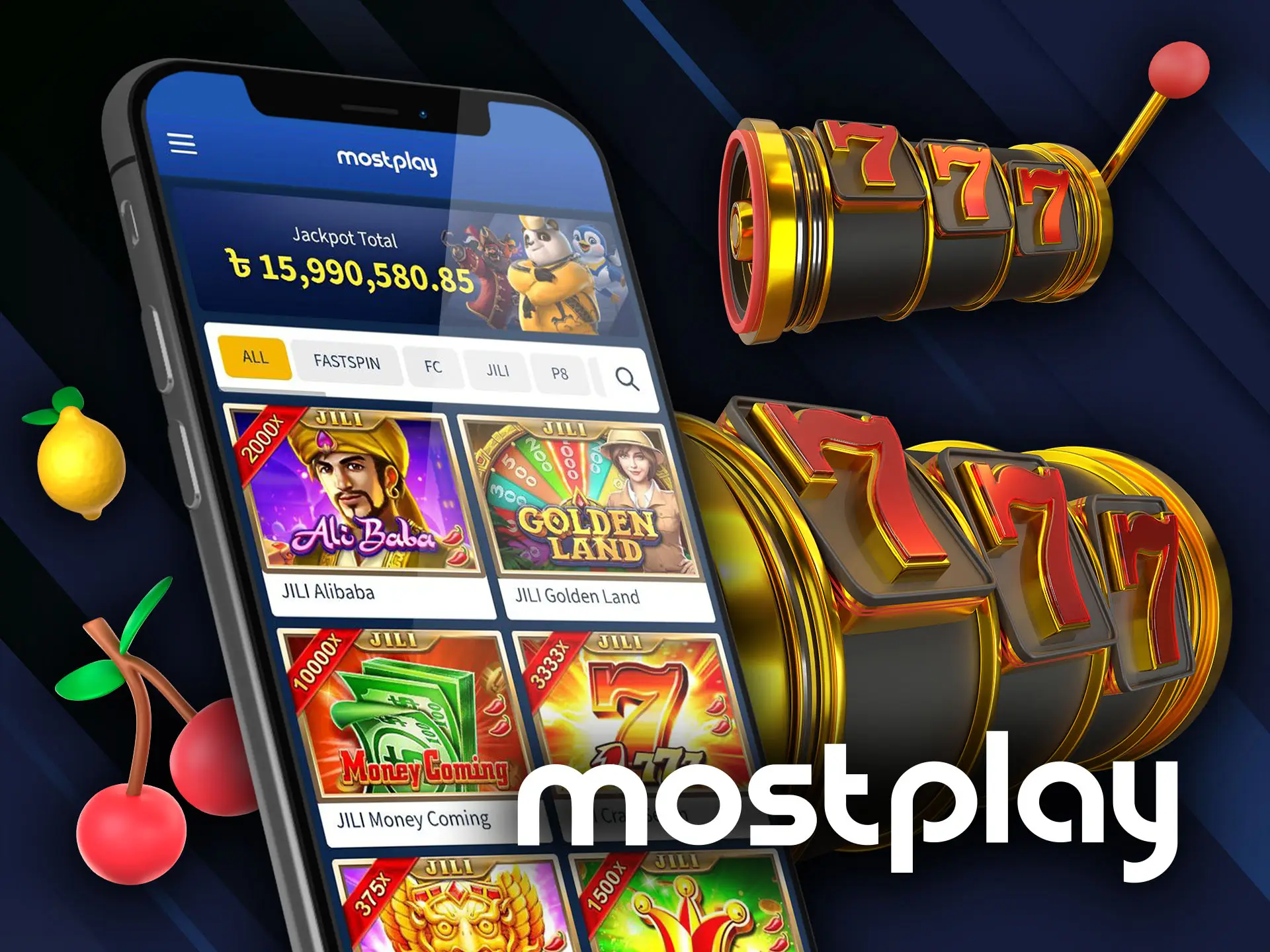 Search for your favourite slots at Mostplay.