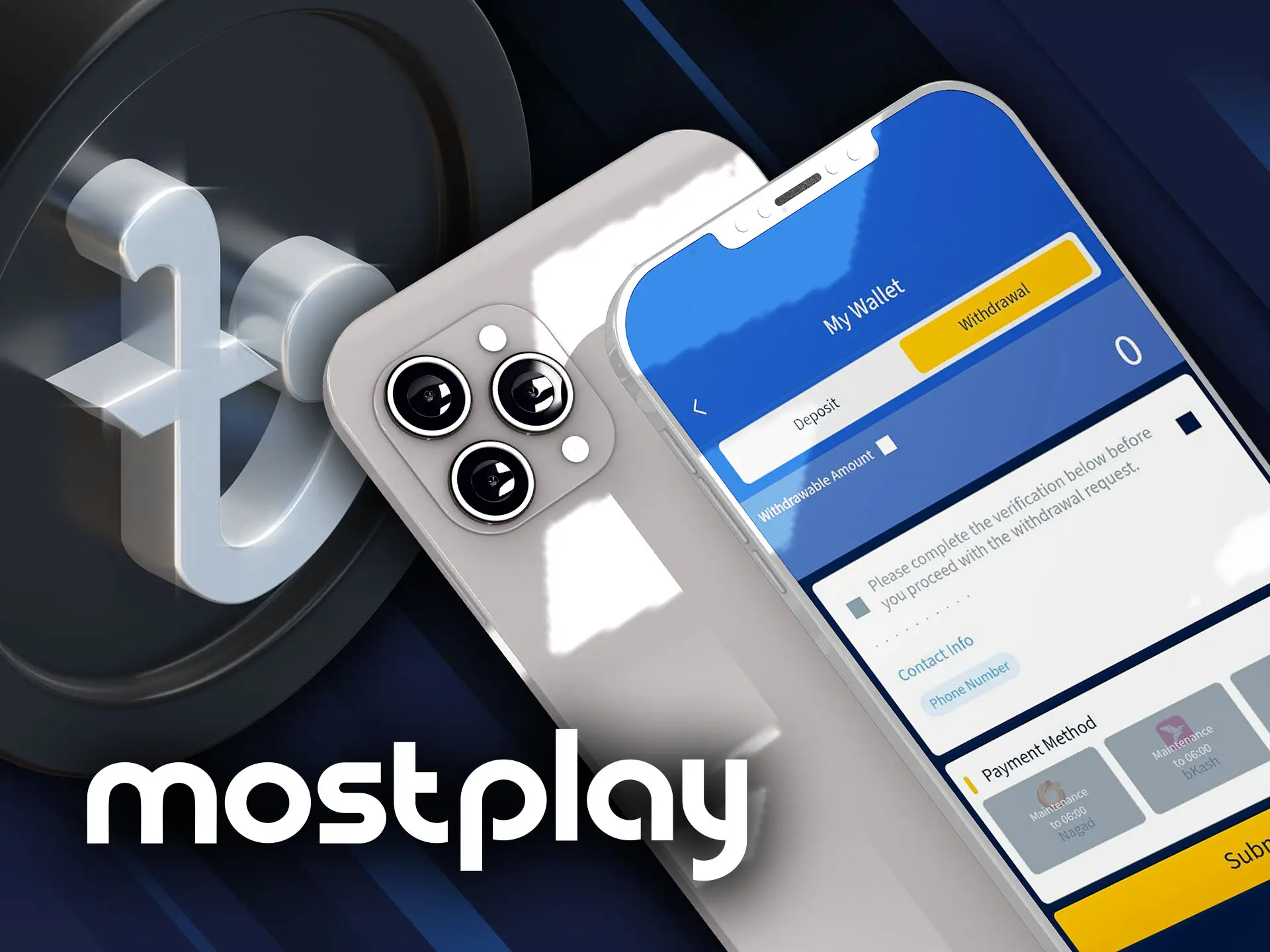 Withdraw money without any problems at Mostplay.