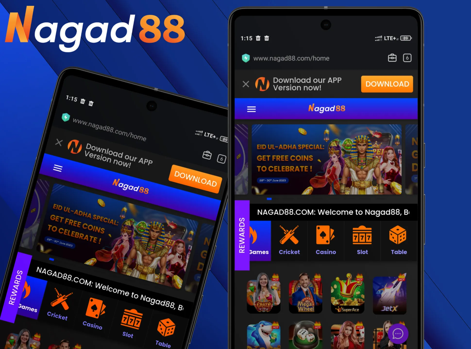 Mobile version of Nagad88 is totally similar to the website.
