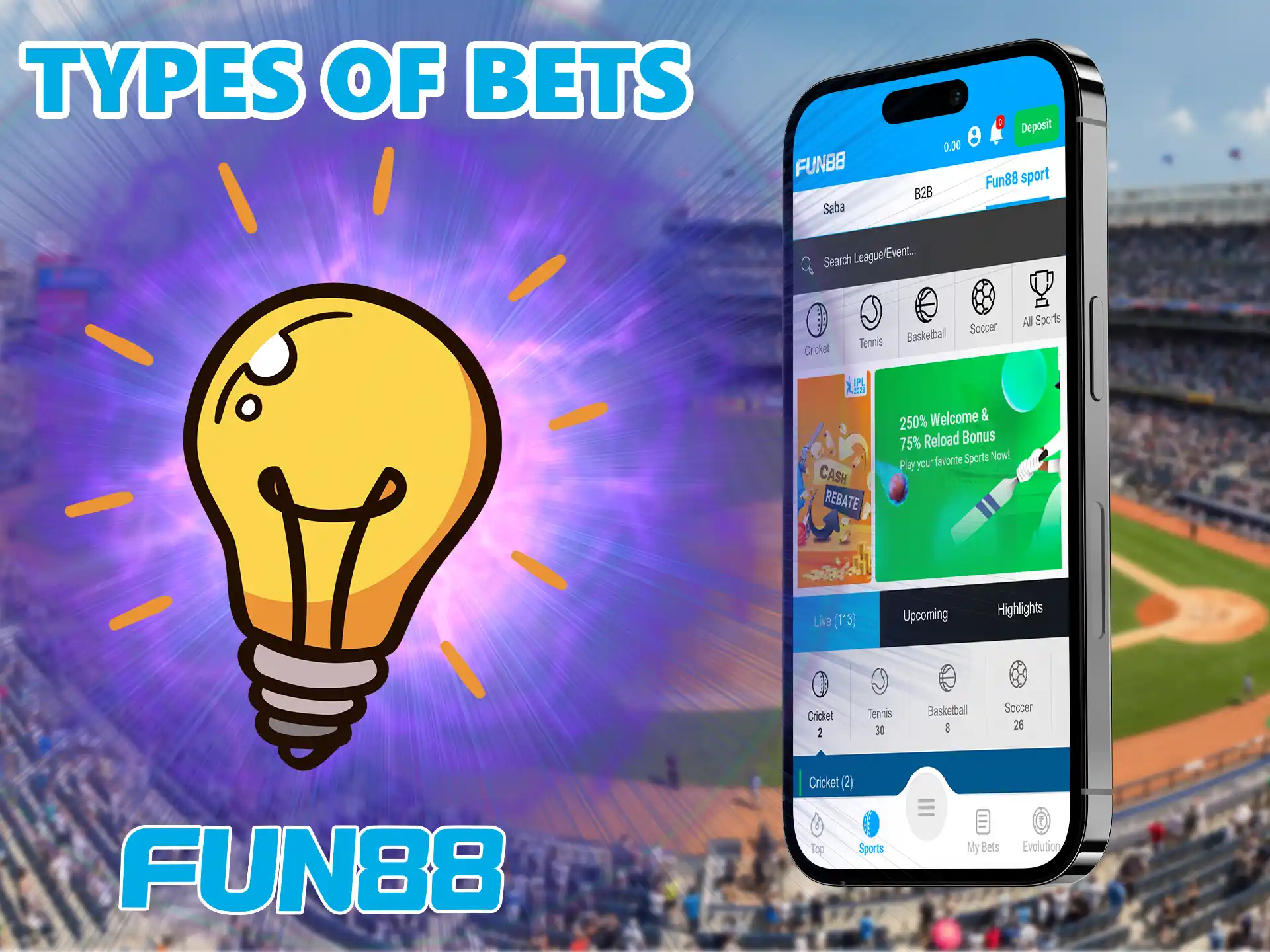 Try single bets and accumulators in the Fun88 app our article will help you with your choices.