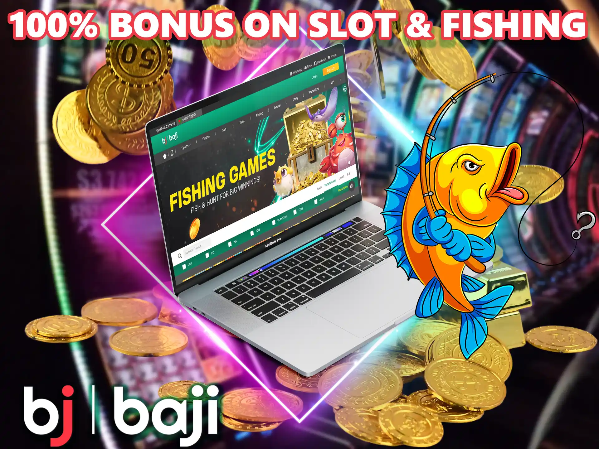 Get free bonus cash that you can use in various sections of Baji.