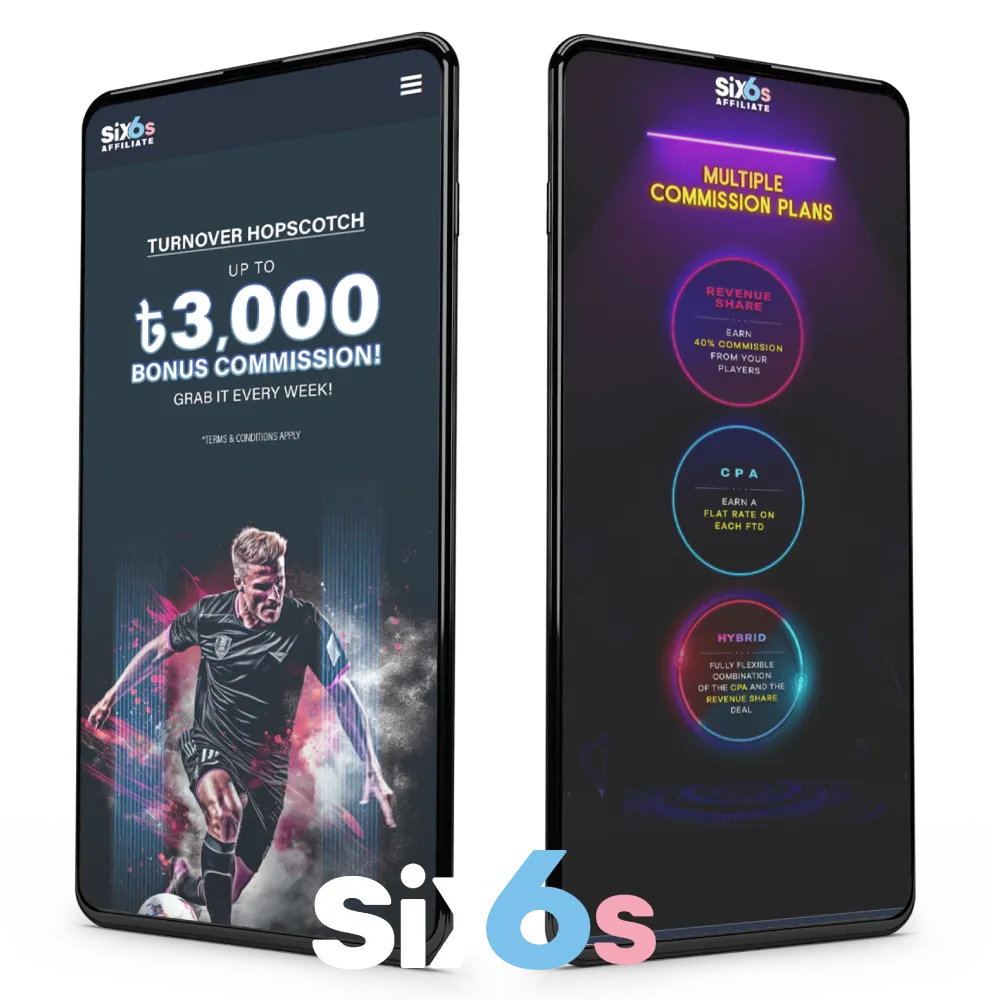 Download the Sixs6 mobile betting app.