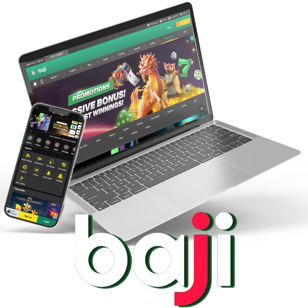 Register at Baji and get a welcome bonus on betting.
