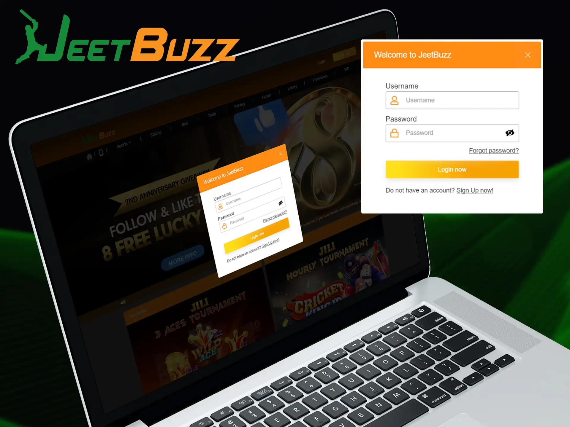 Confirm your account at JeetBuzz.