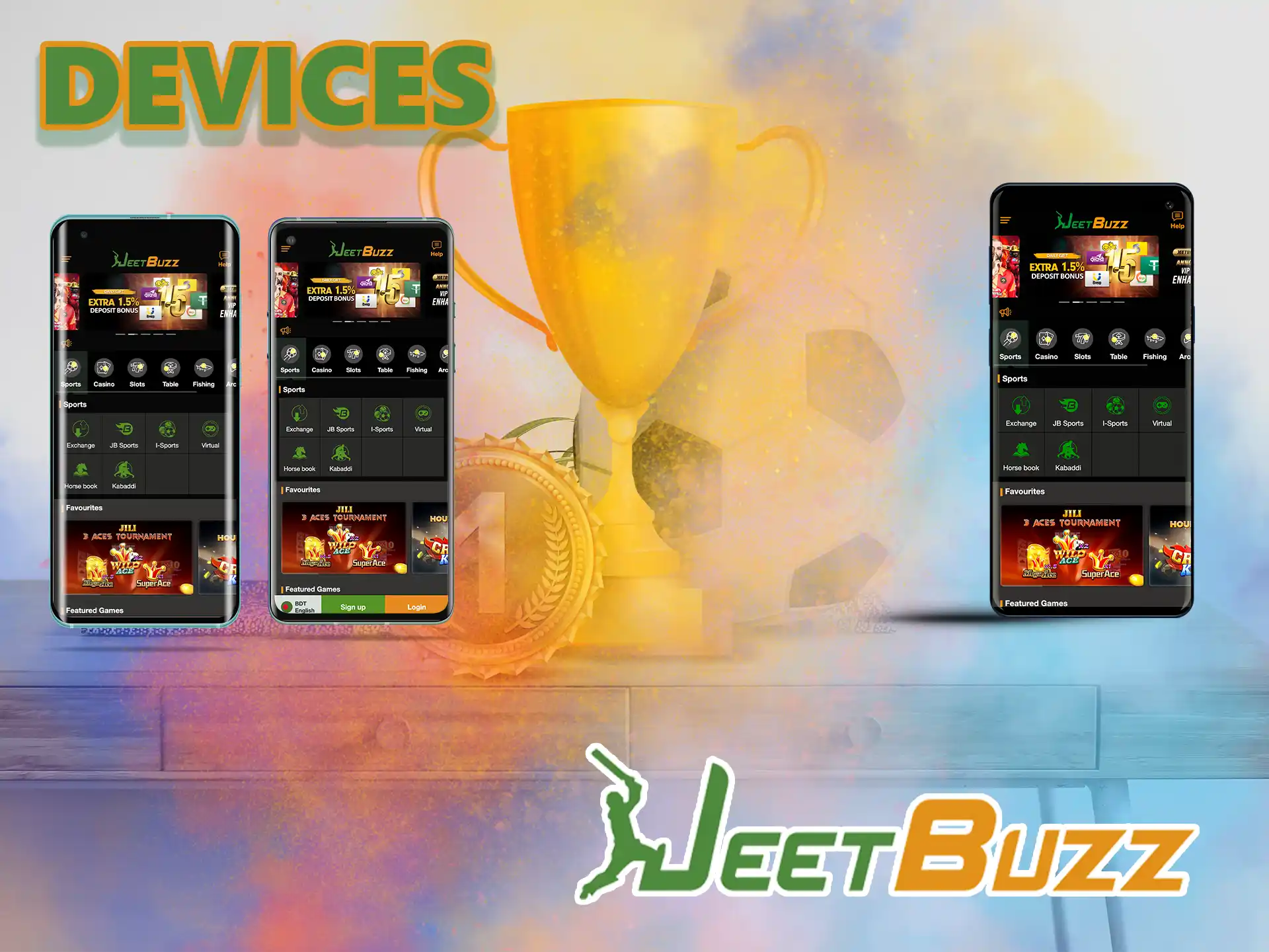 We made sure that the application JeetBuzz works perfectly on most Android devices, so we can recommend you to download.