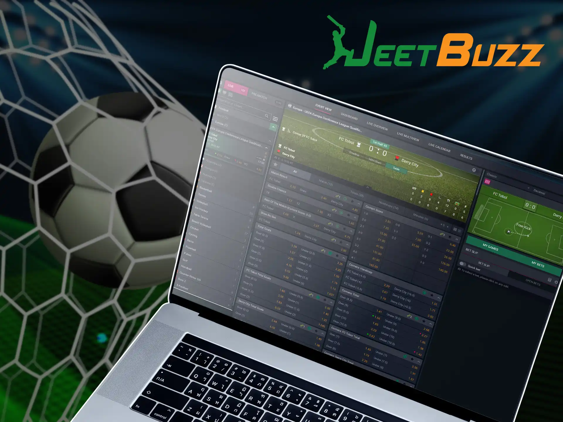 Bet on foosball at JeetBuzz and win huge amoung of money.