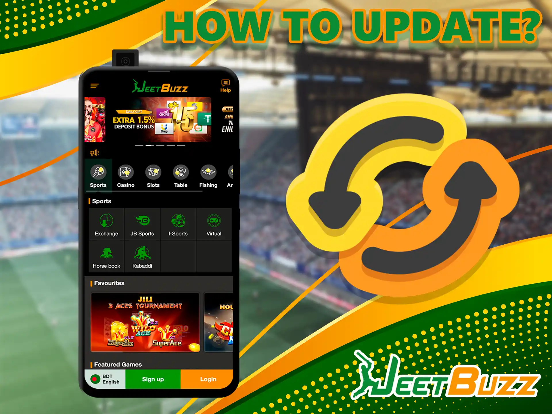 Learn how to bet on the latest version of JeetBuzz smartphone software.