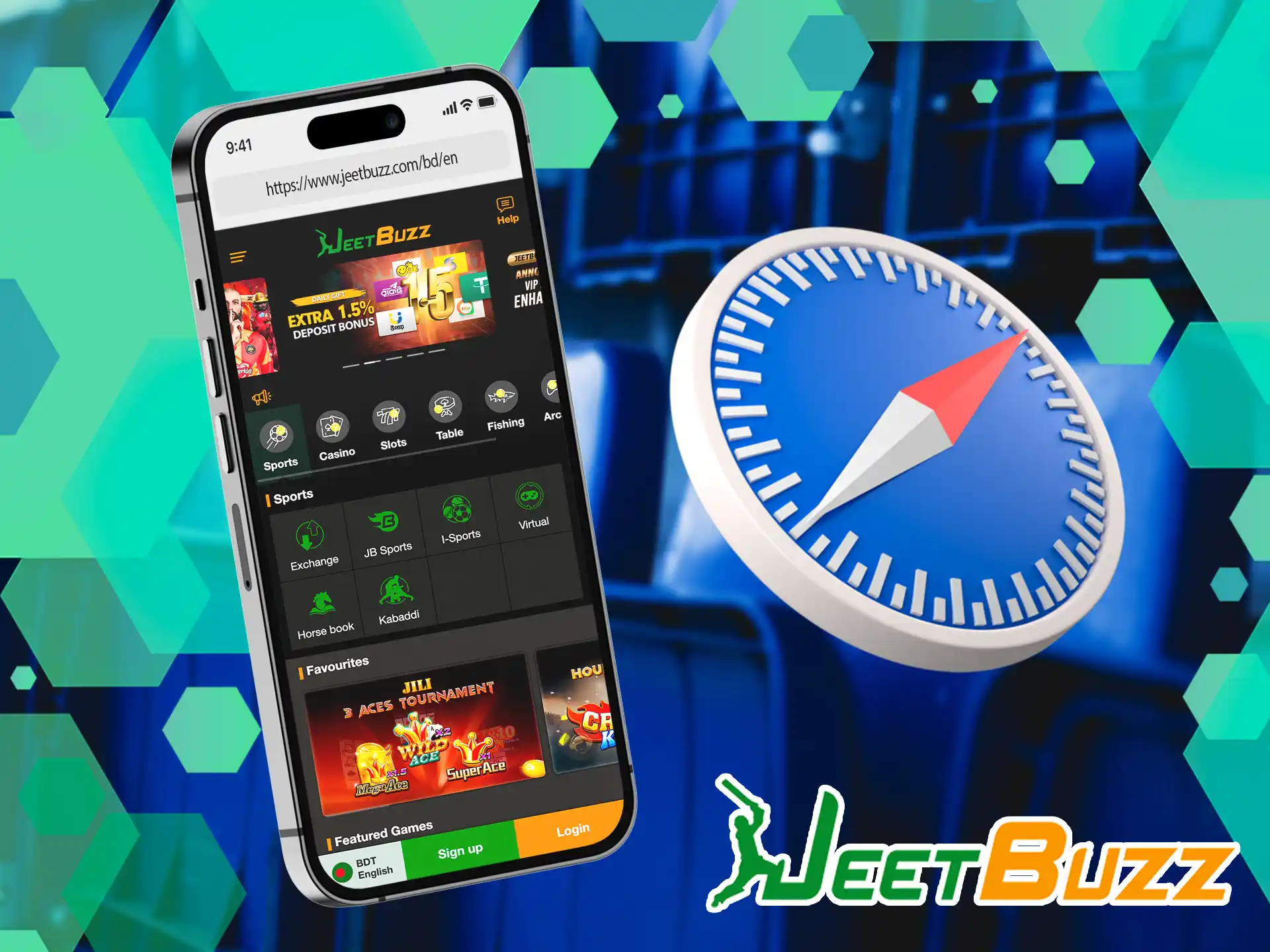 If you can't install the JeetBuzz software for whatever reason, this special version of the app will help you, it's compatible with most devices.