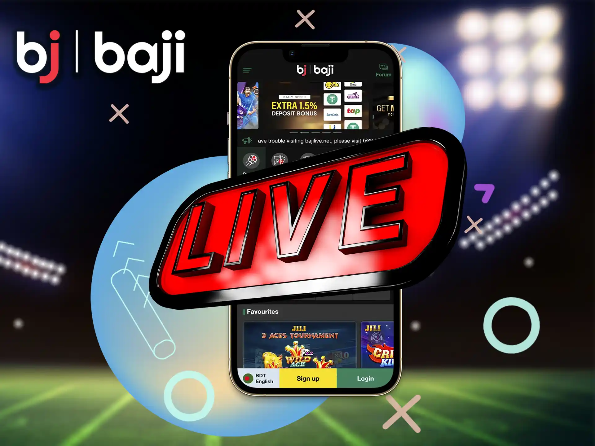 If you are not new to betting and have a lot of experience in sports, this section of Baji will help you have a good time.
