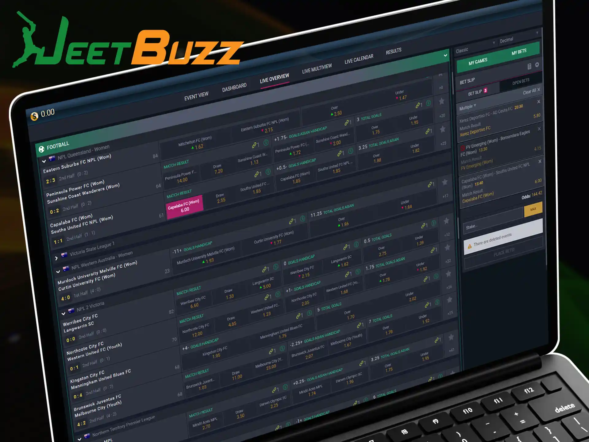 Place real-time bets and follow the match at JeetBuzz.