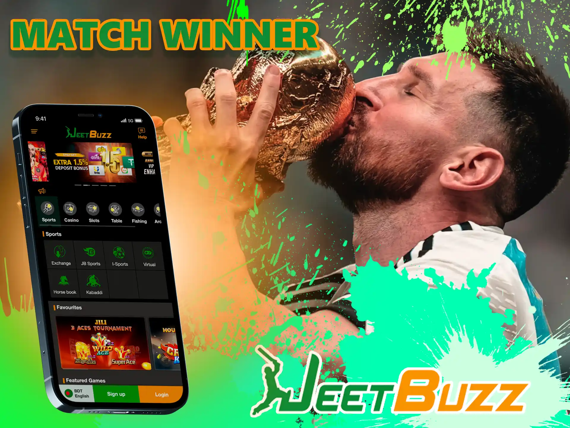 Predict which team will win, this type of betting at JeetBuzz is easy for beginners.