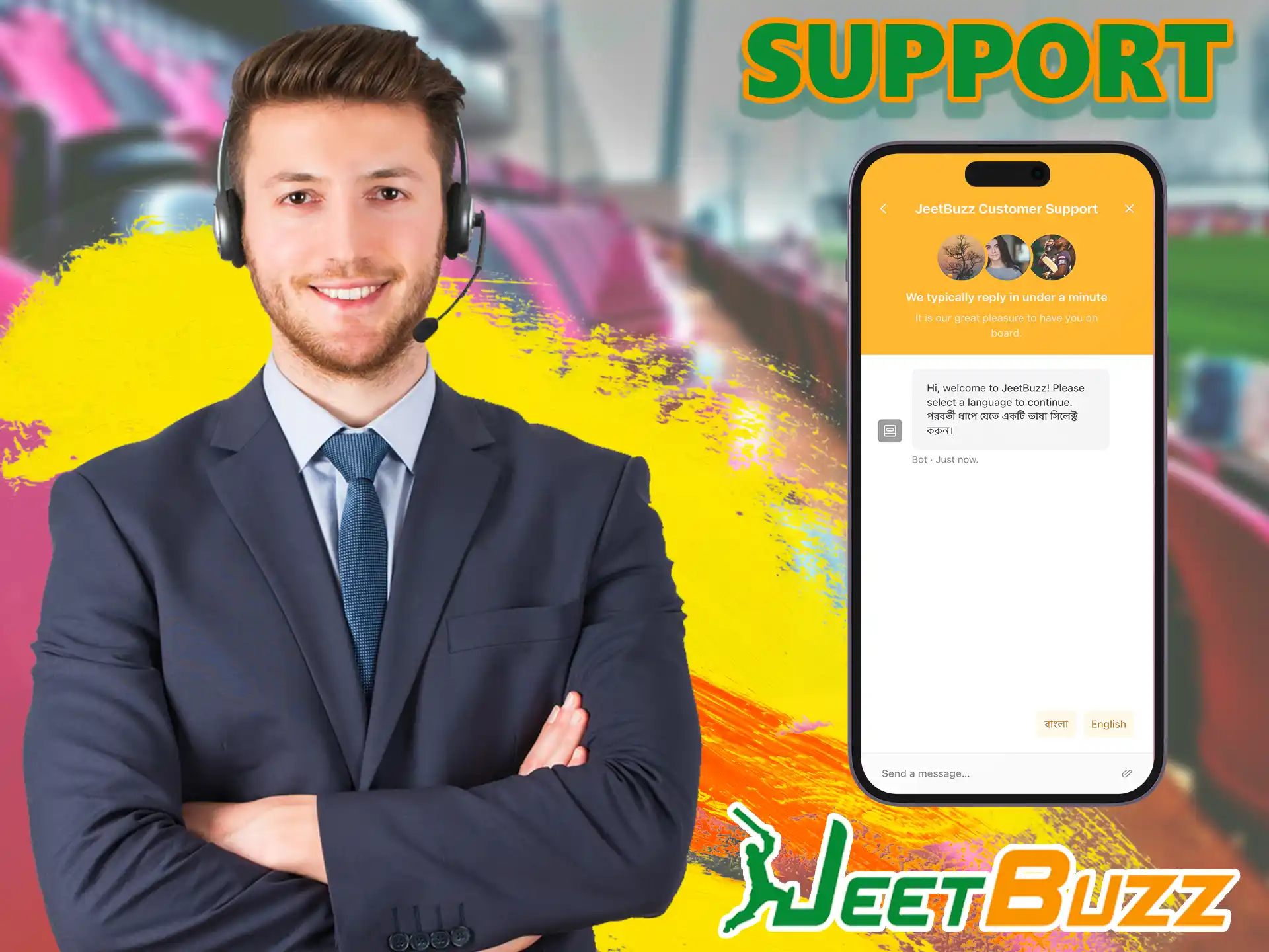 In case you have any additional questions about using the application you can always contact JeetBuzz specialists - they will answer your questions.