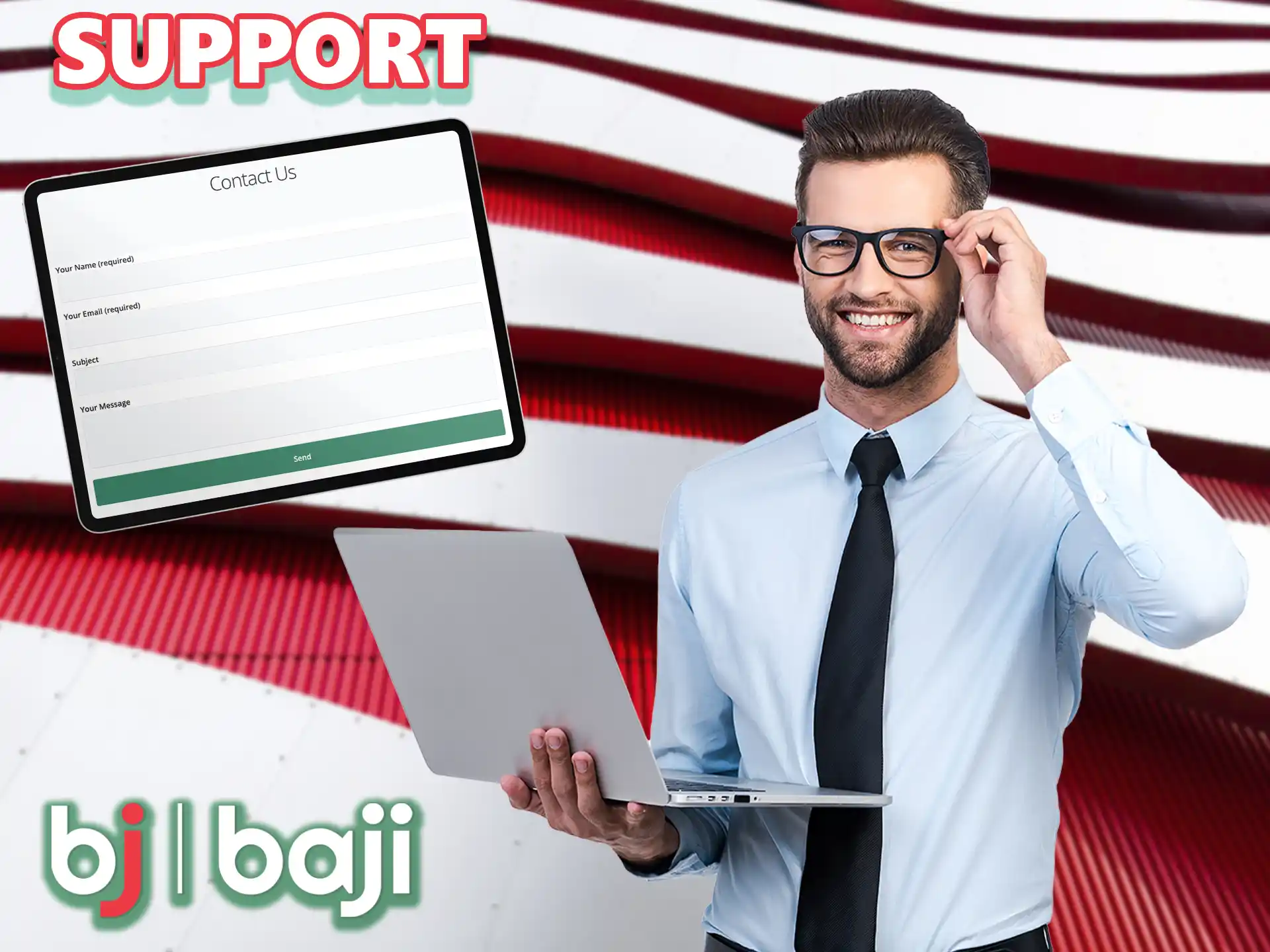 If a user has a problem, you need to contact the special chat room, where you will help professionals Baji app.