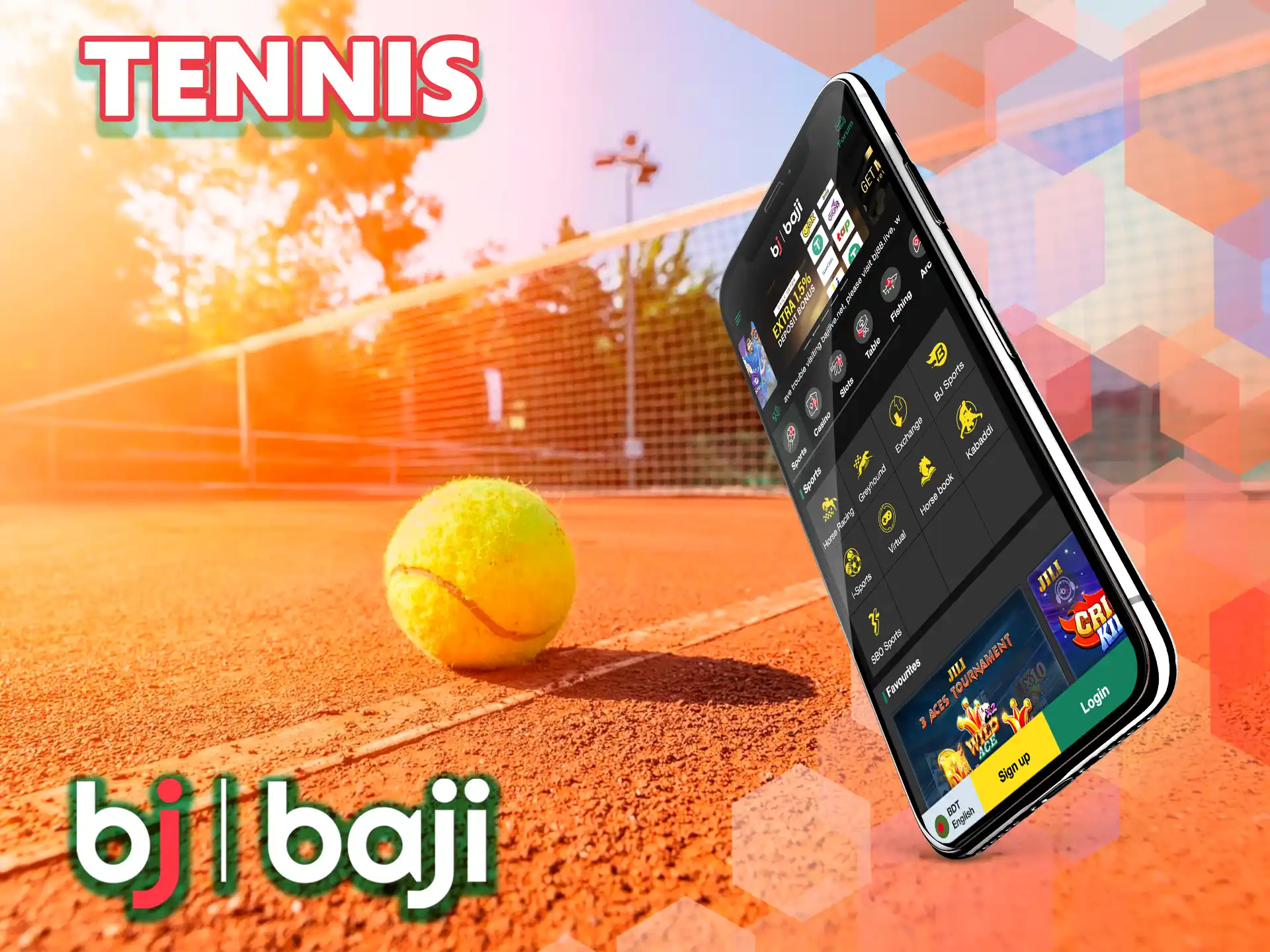 Try your hand at the world's most popular sport and place bets on top matches online at Baji app.