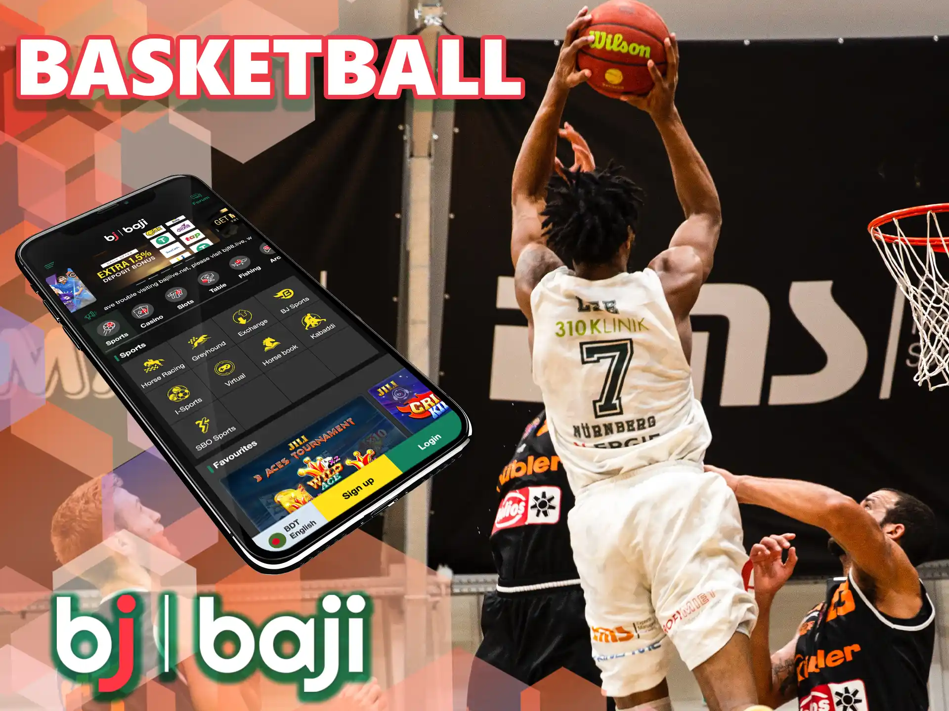 If you are a sports fan, there are tons of interesting events waiting for you in this category, on which you can place bets in the Baji app.