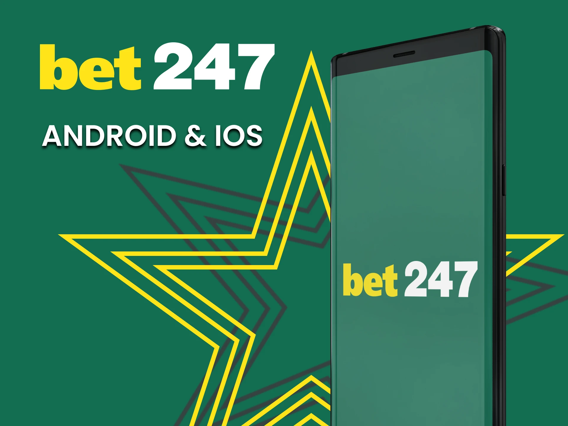 With Bet247, play anywhere with the app on your phone.