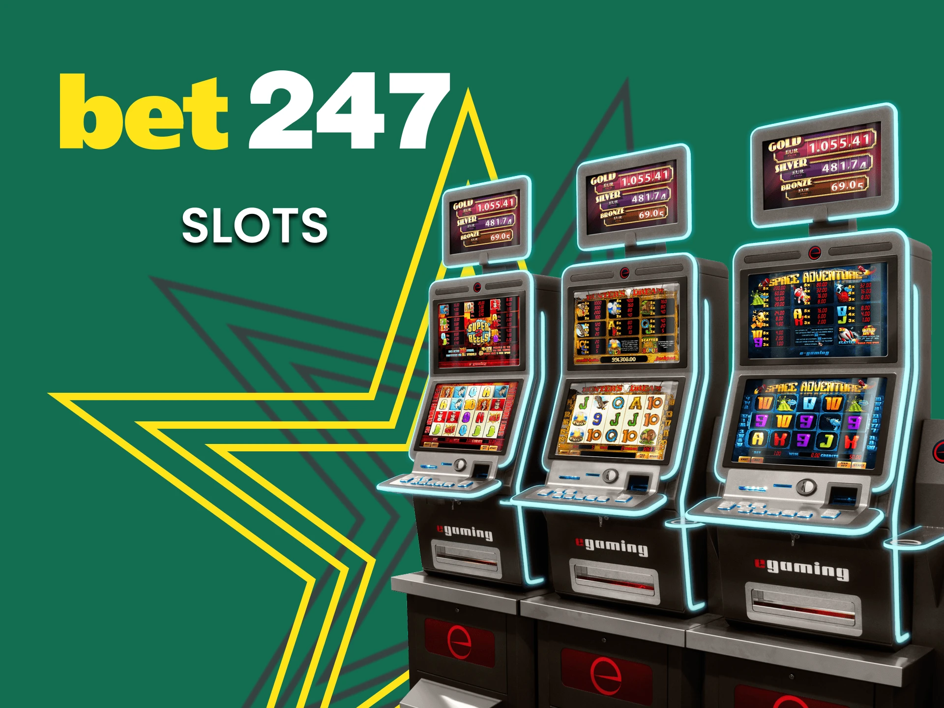 At Bet247 bet on slots machines.