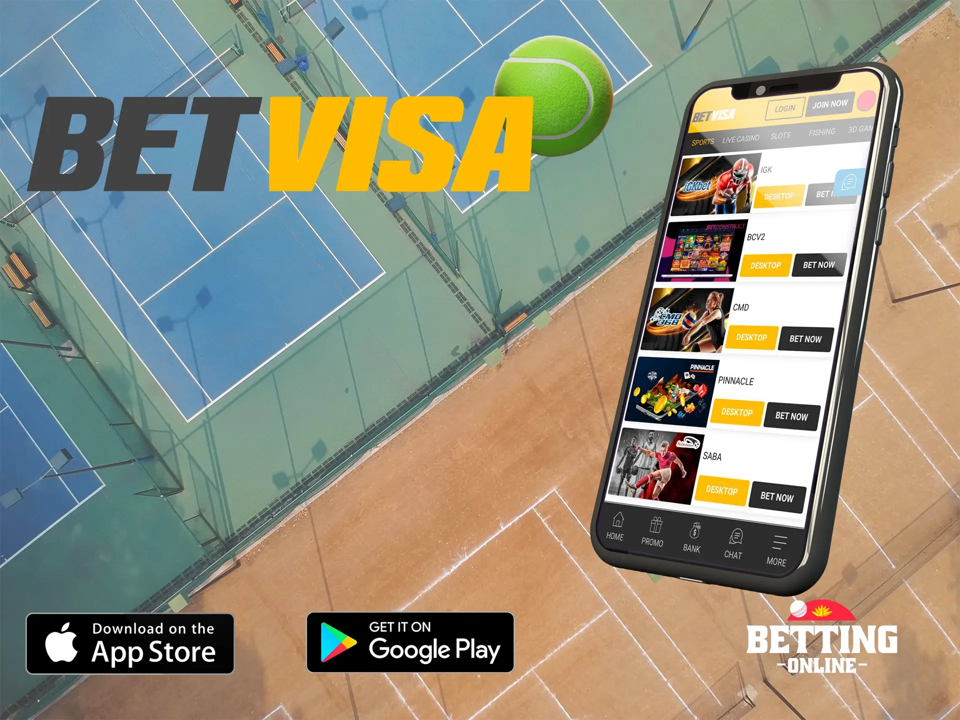 Betvisa always listens to its users and tries to improve its app as quickly as possible.