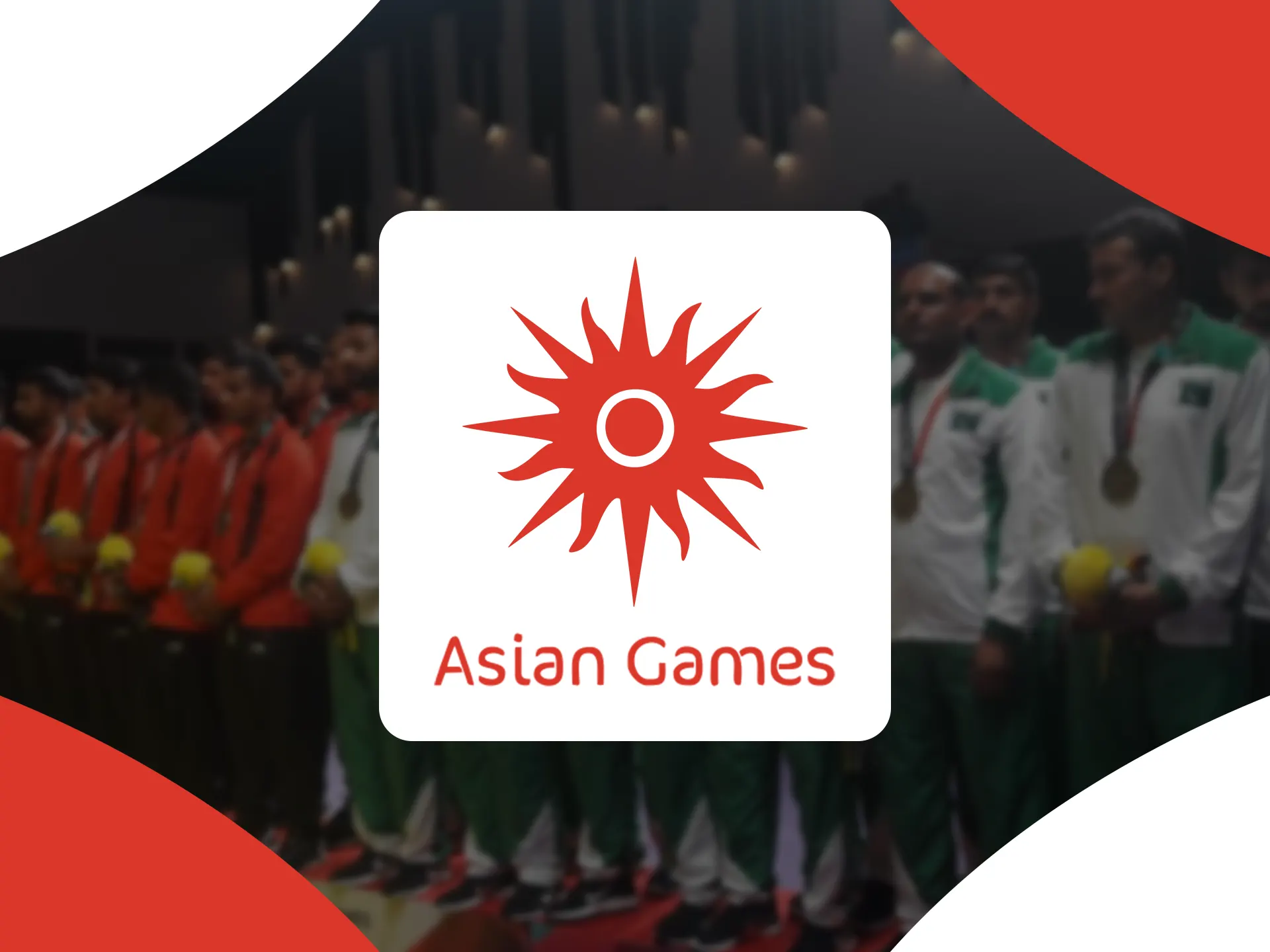 Make bets on your favorite team in the Asian Games tournament.