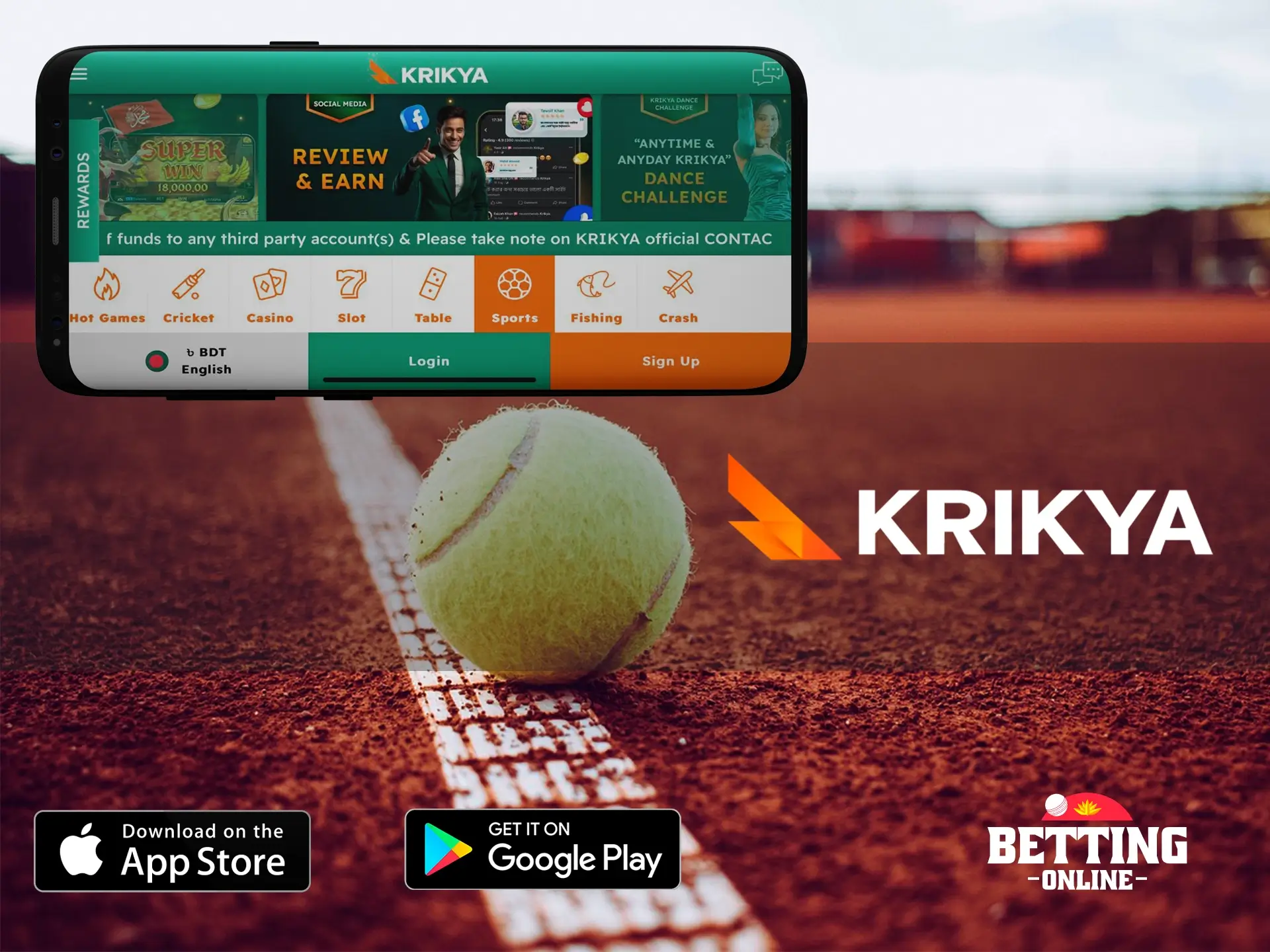 An excellent referral system and bonuses are already waiting for you in the Krikya app.