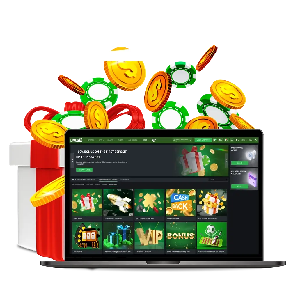Take advantage of these mind-blowing bonuses from Linebet.