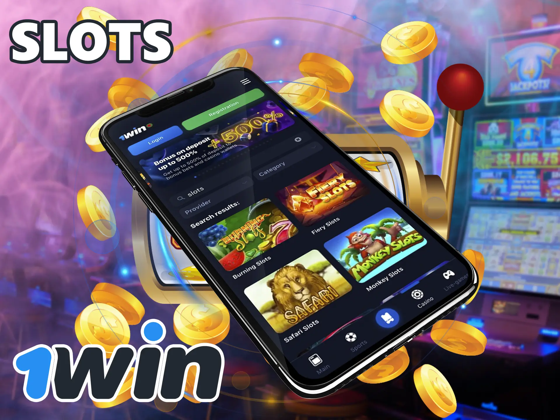 It's the most popular kind of gambling in Bangladesh, a huge selection of entertainment from only verified suppliers awaits you at 1Win.