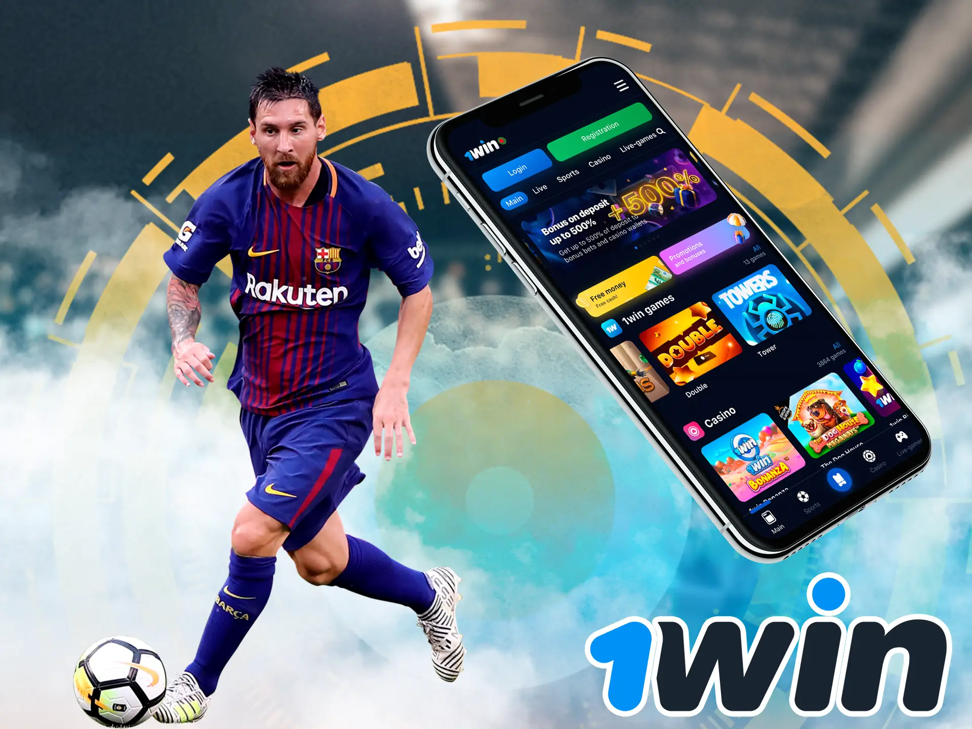 Dive into an abundance of betting types right on your smartphone, anywhere you want, thanks to the platform 1win.