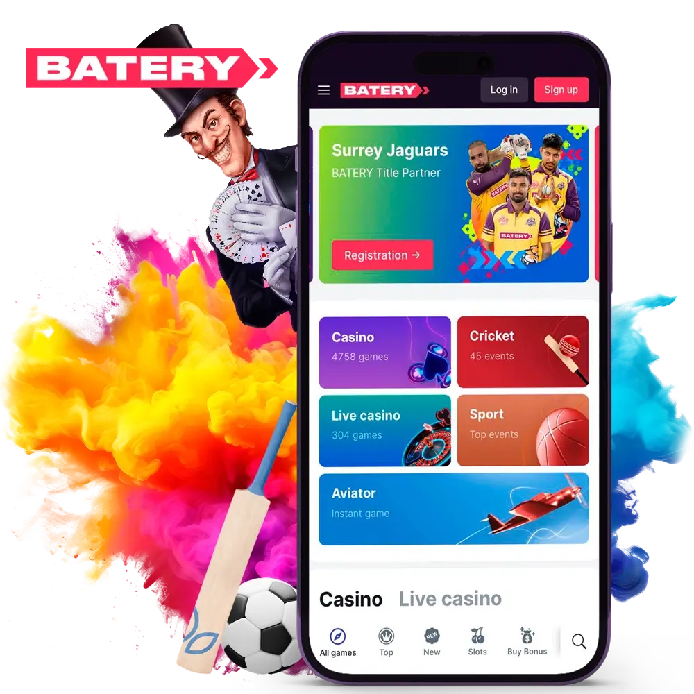 Meet the mobile app of a new company in the casino industry, Batery.