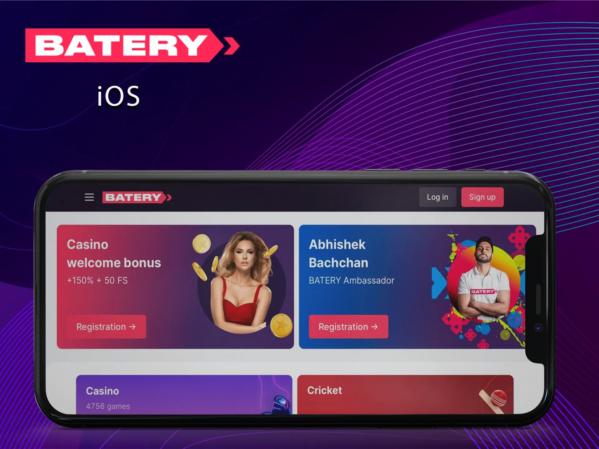 By using Batery's mobile site through your Siri browser, you'll get high performance and quality.