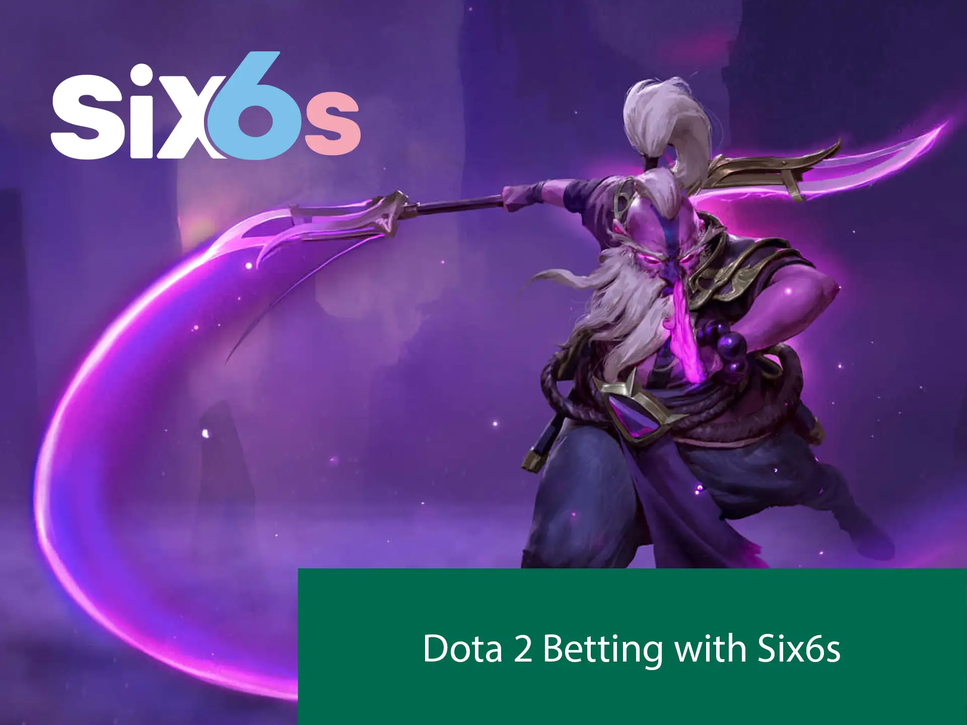 Cyber sports betting is available on the Six6s app and on all the most popular Dota 2 events.