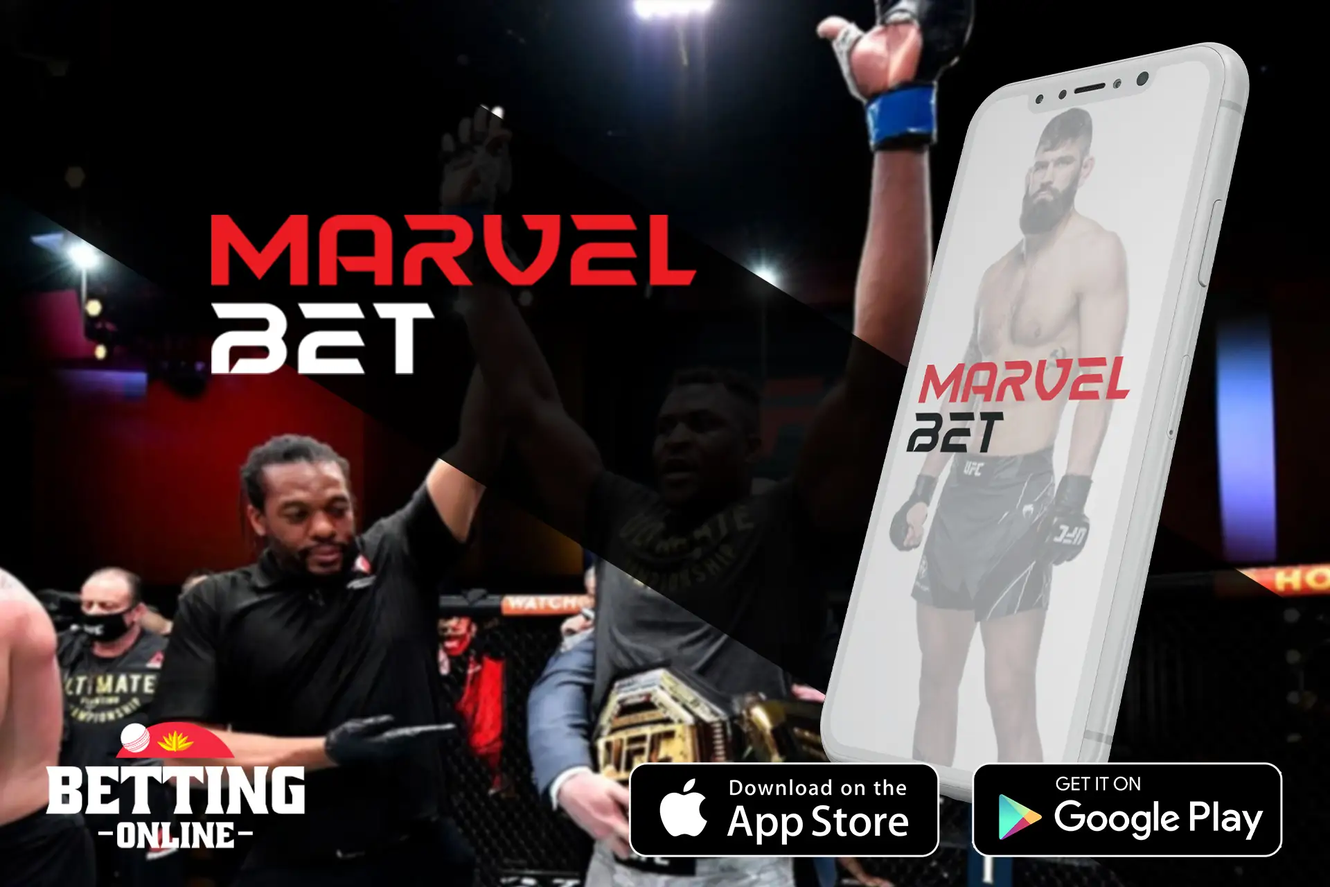 Get 5% cashback on sports and UFC bets with Marvelbet.