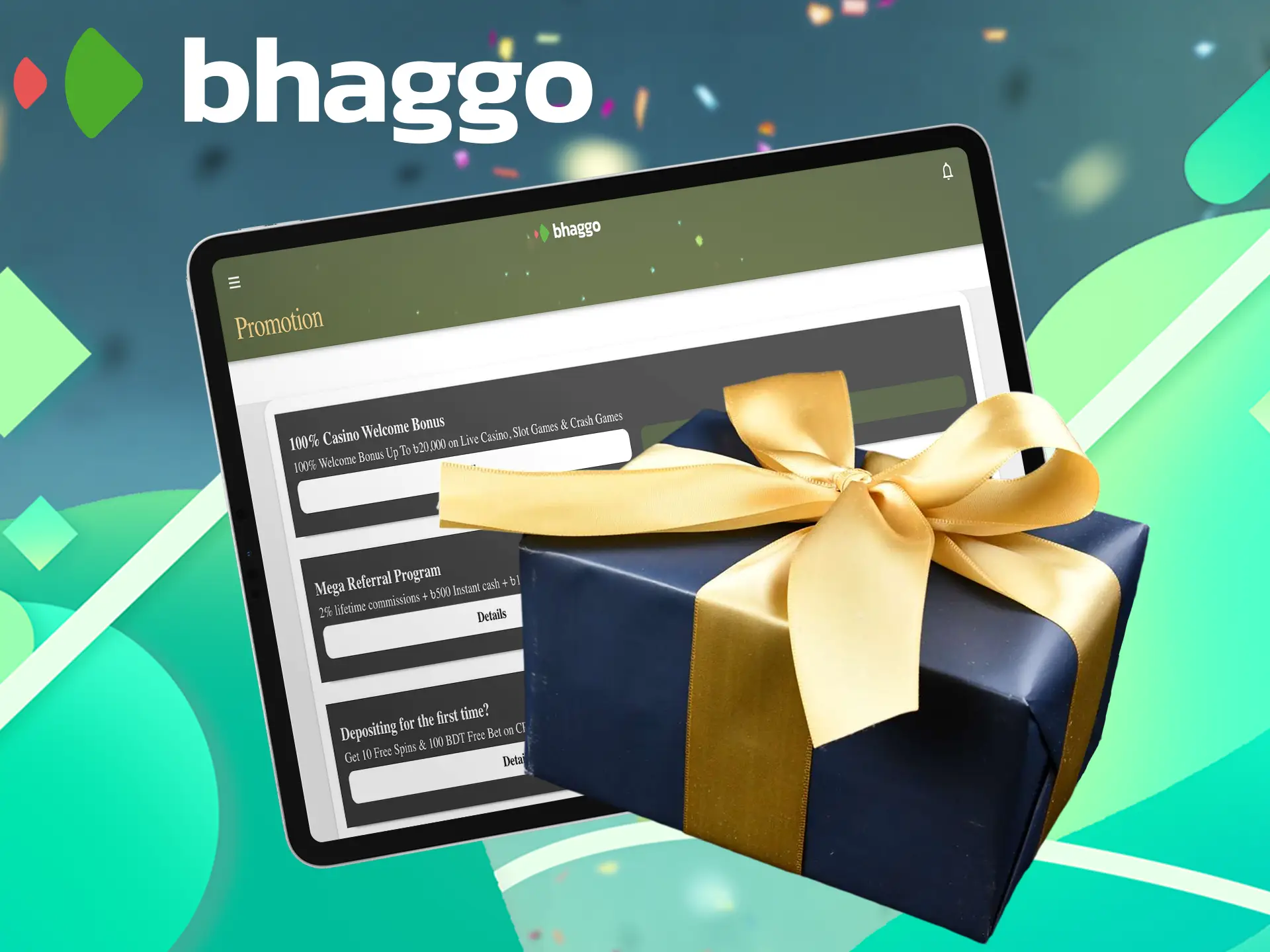 New users will receive a nice compliment from Bhaggo for creating an account, it can be used in both casino and sports betting.
