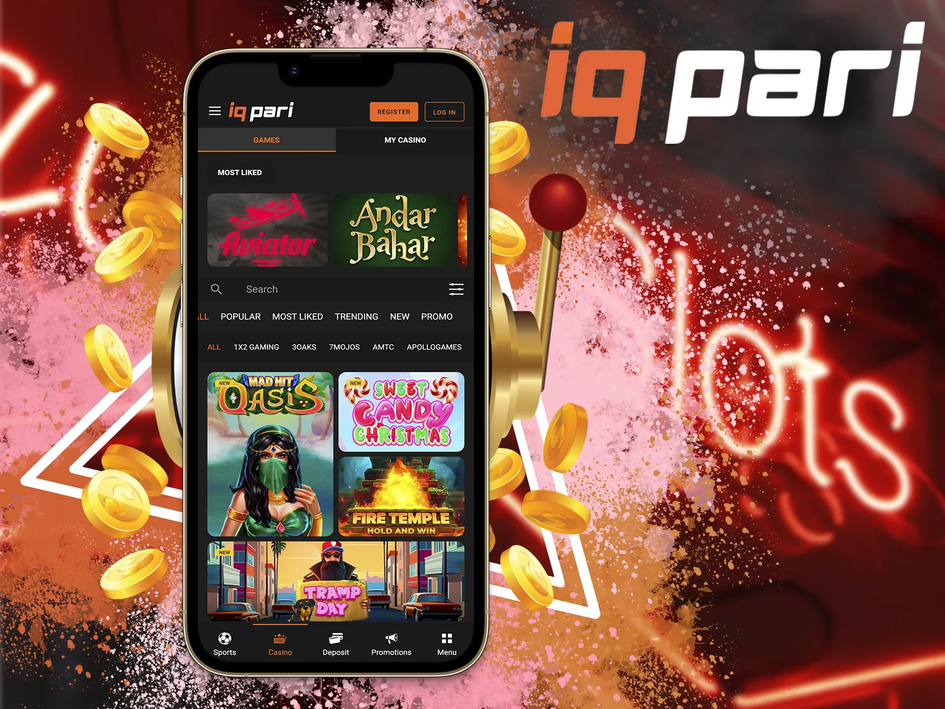 Users from Bangladesh have a unique opportunity to play slot machines on the IQPari.