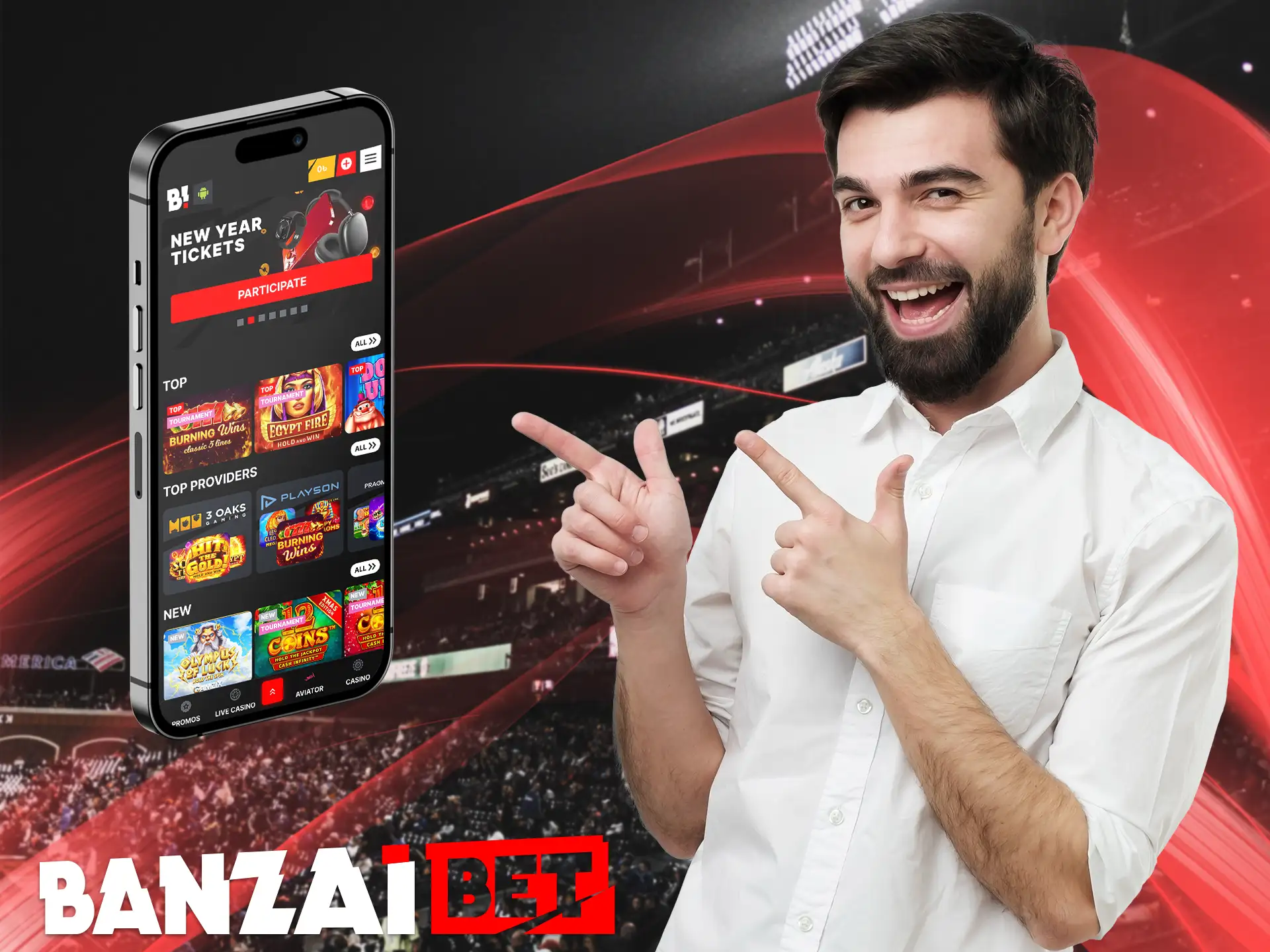 Bangladesh players have the chance to dive into the world of betting with their smartphone, thanks to the fast and secure Banzai App.