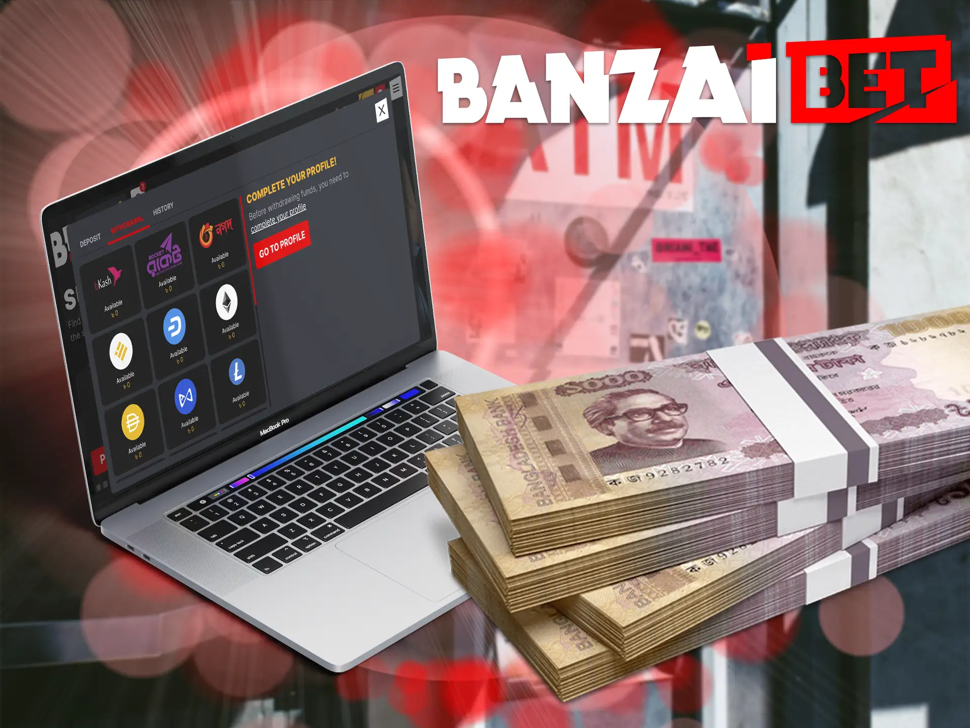 If you have won money betting on the Banzai Bet platform and you don't know how to get them - then our article will help you.