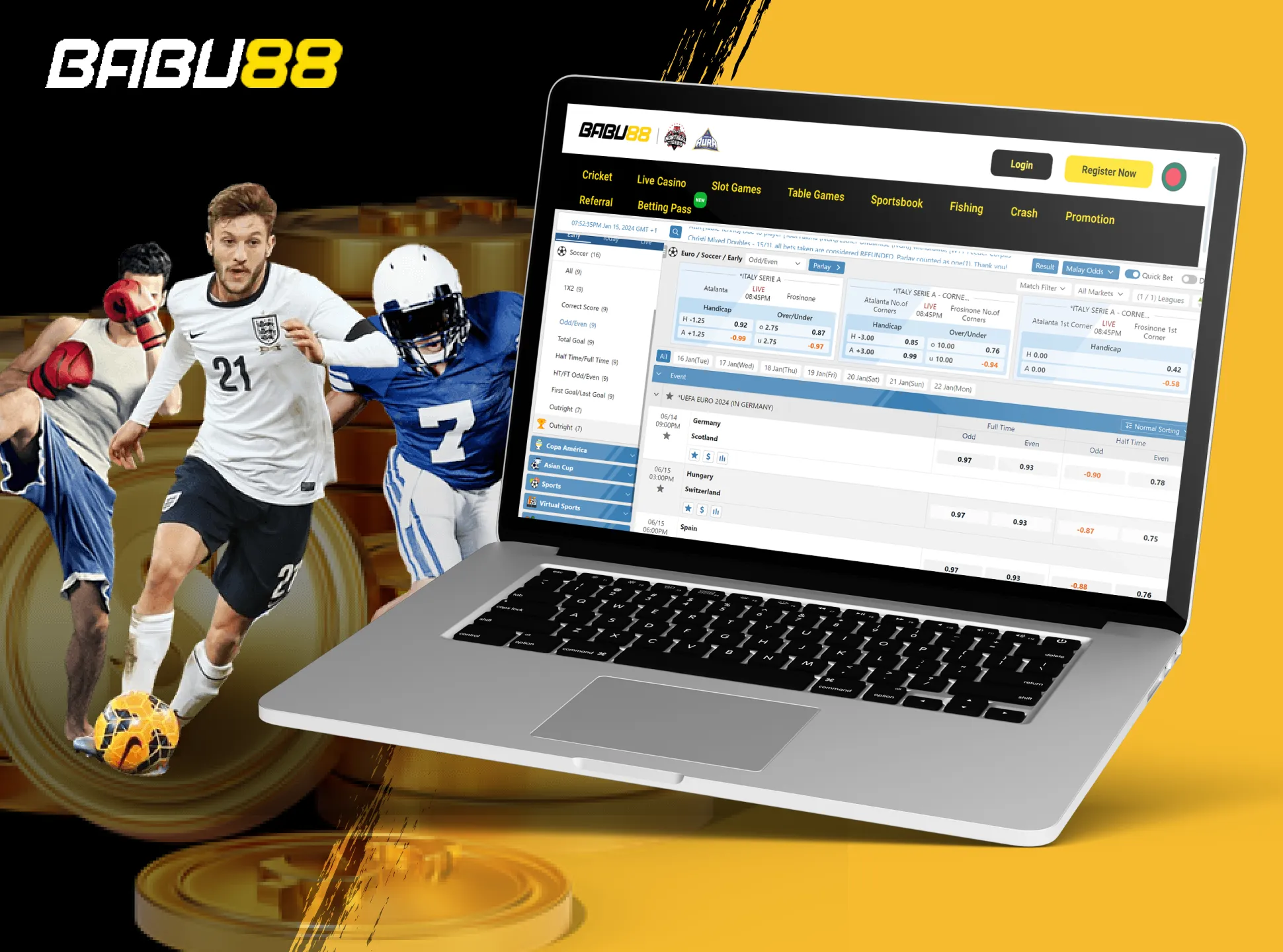Place single or system bets according to your betting skills.