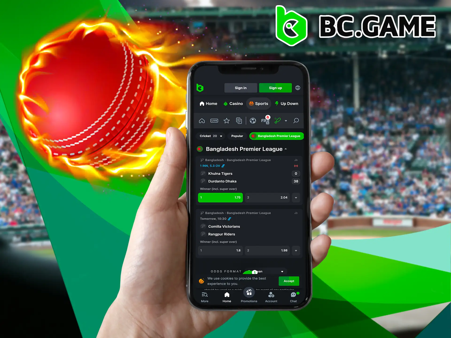 Many users do not know where to start the process of placing bets, they just need to register in BC GAME and deposit and you're in the game.