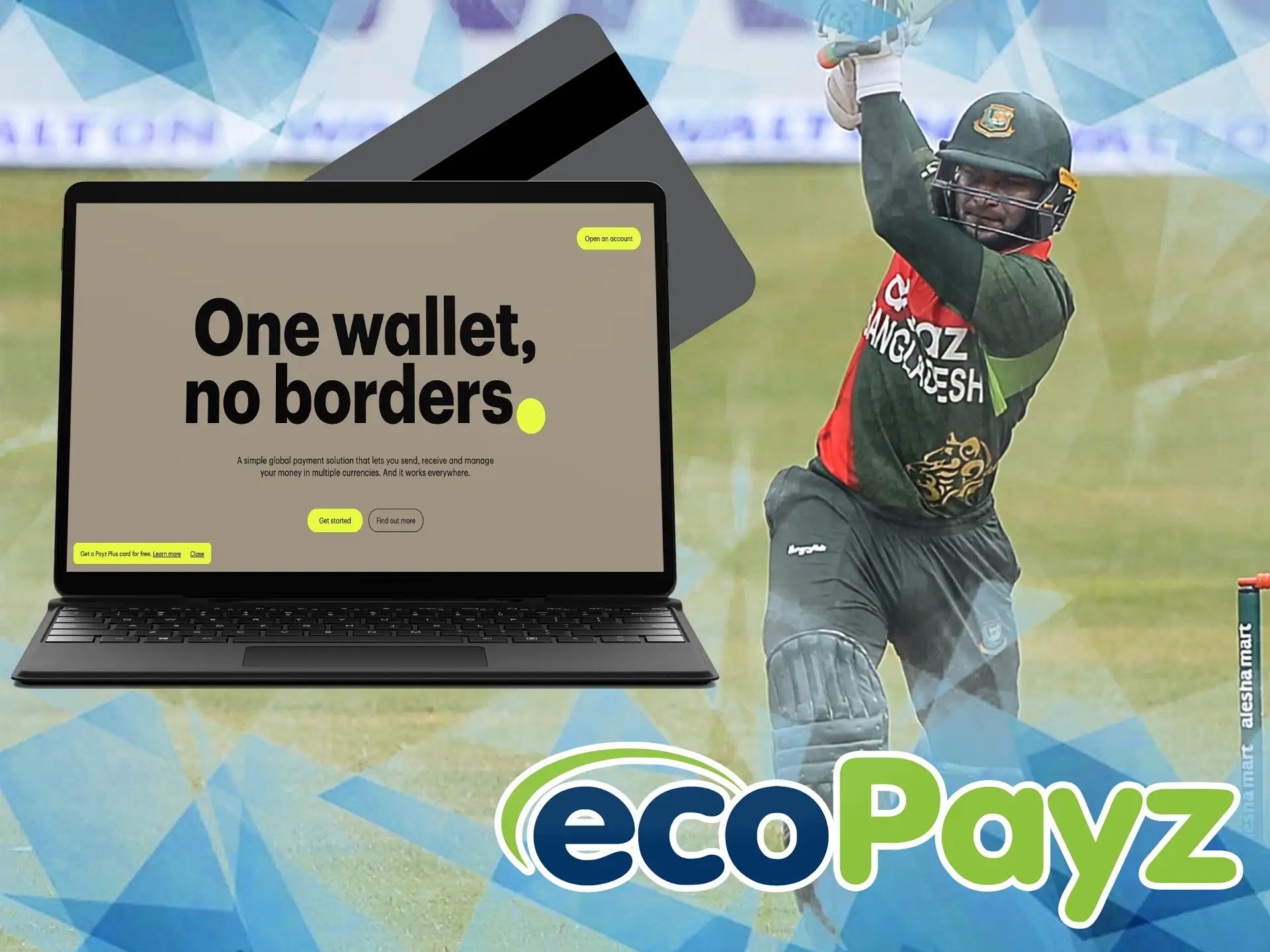The incredibly convenient ecoPayz top-up method will allow you to easily and quickly fund your bookmaker's account.