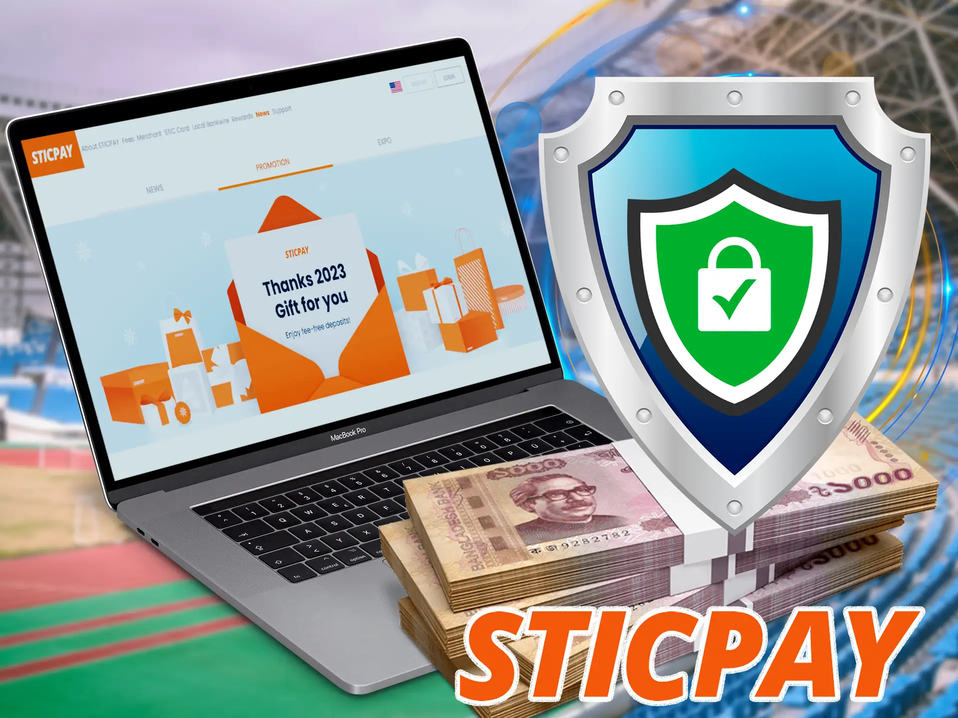 SticPay payment system will ensure the safety of your personal data by providing modern methods of information protection.