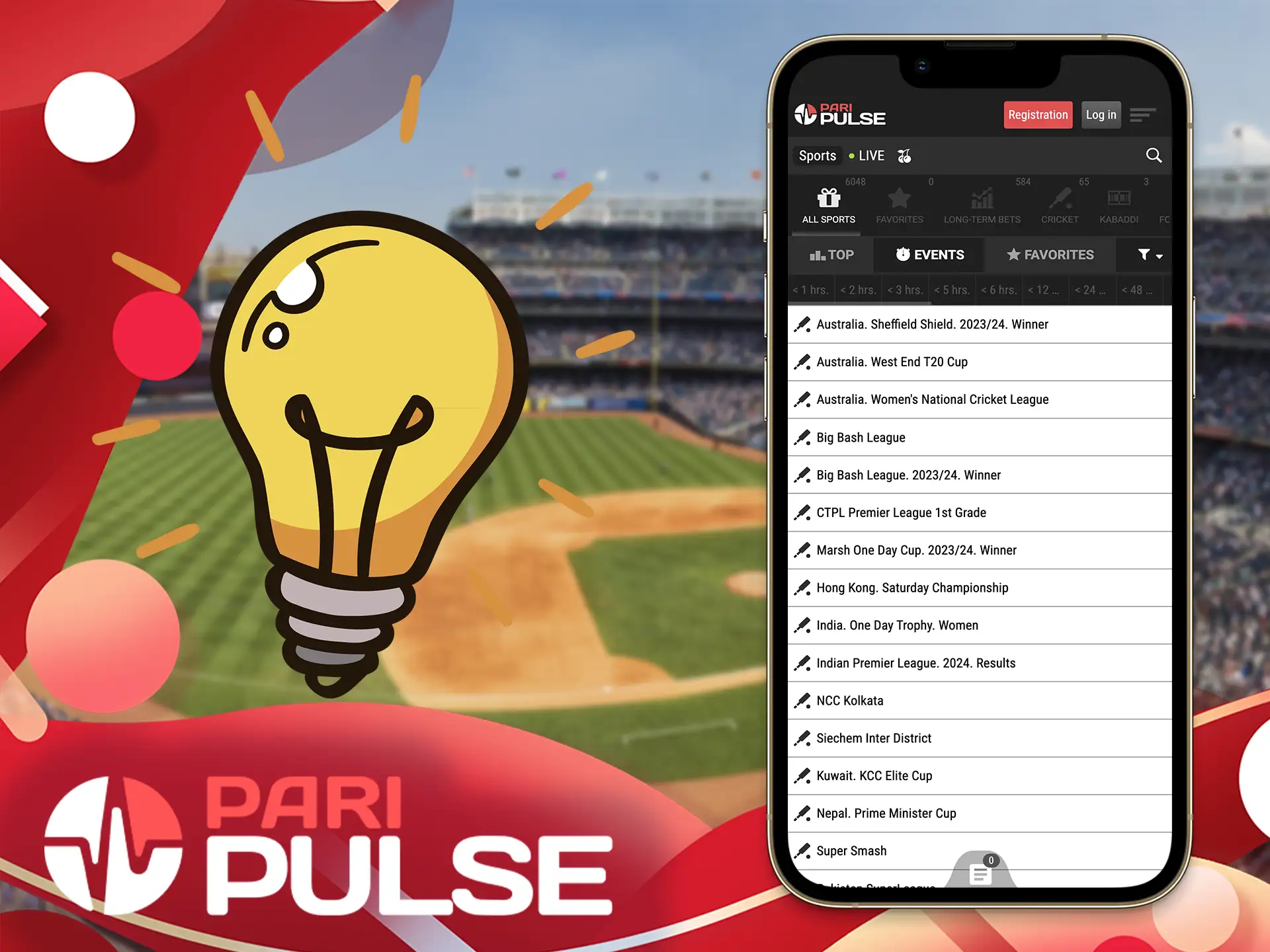 Dive into an abundance of betting types right on your smartphone, anywhere you want, thanks to the PariPulse app.