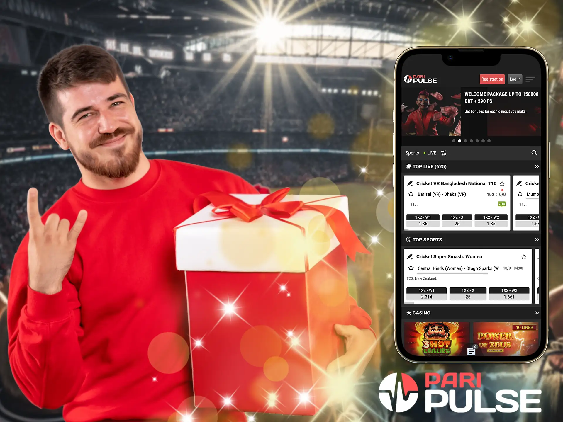 Players from Bangladesh can easily double their first betting deposit with a compliment from PariPulse.