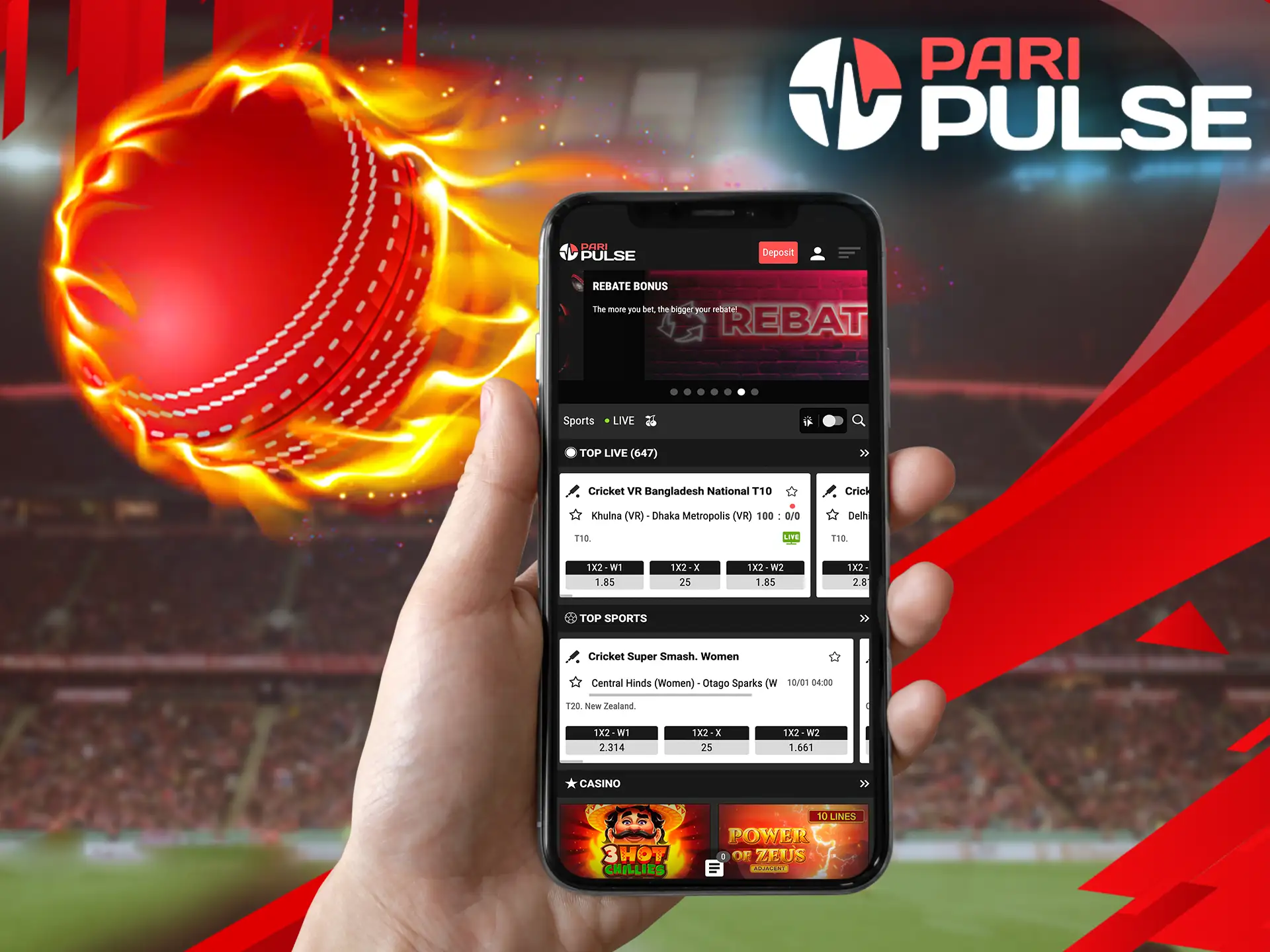 Many users do not know where to start the process of placing bets, they just need to register in PariPulse and deposit and you're in the game.