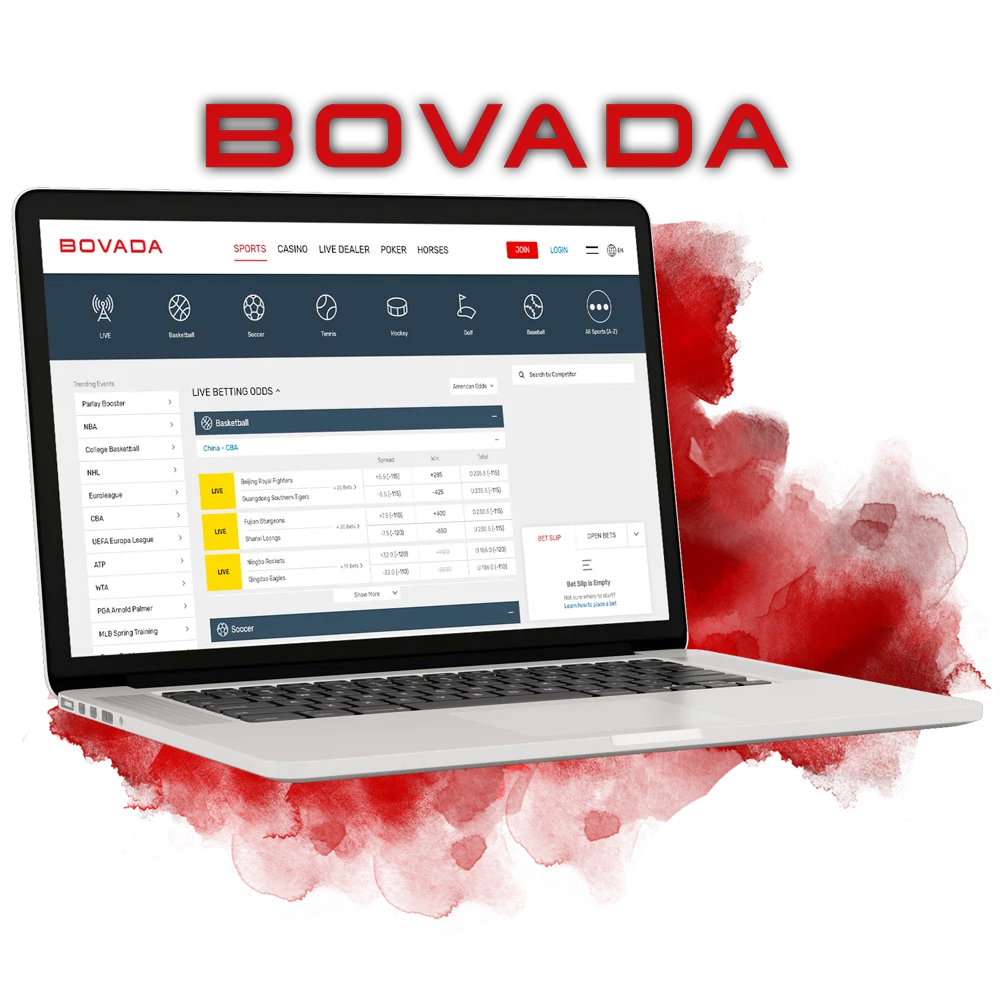 Bovada offers a wide range of bets, generous bonuses and a high level of security.